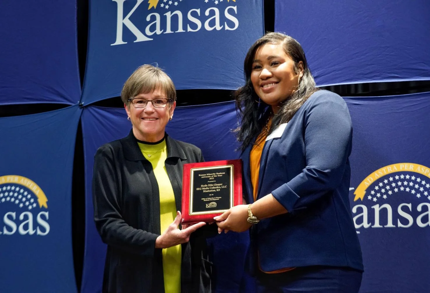 Local entrepreneur Sheila Ellis-Glasper has been named Kansas Minority Business Advocate