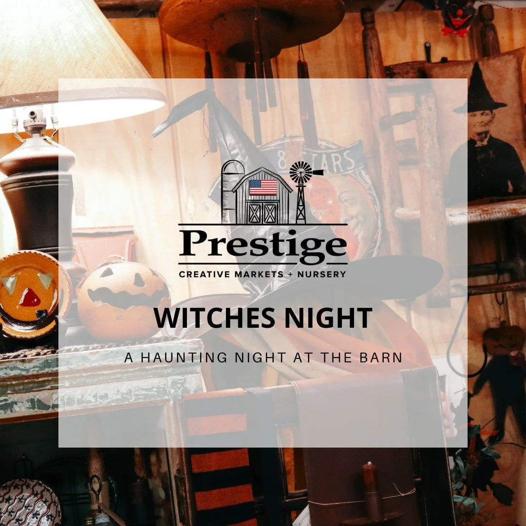 GRAB YOUR FRIENDS FOR THESE EVENTS!

⇾ Witches Night: Wear your best witches attire and park your brooms at the door on Thursday, October 16th from 6PM &ndash; 9PM! Enjoy event-only sales, live music, shop owner treats + tricks, spooky sips, and spec