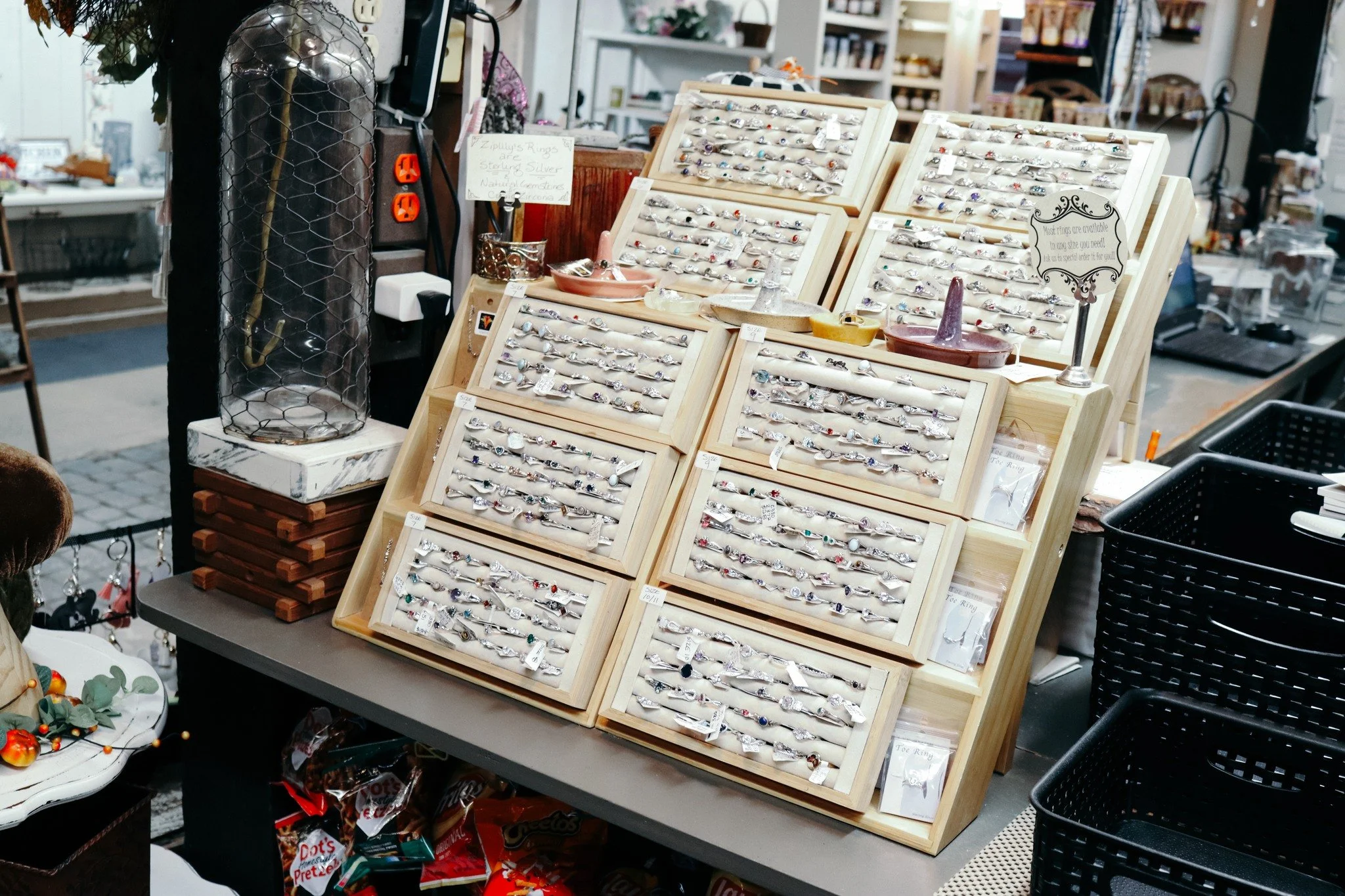 WELL, THIS HAS A NICE RING TO IT!

Visit @prestigecreativemarkets and discover unique pieces to fit your jewelry style! We have a wide selection of earrings, necklaces, bracelets, rings, and more all throughout our barn. Join us every Wednesday - Sun