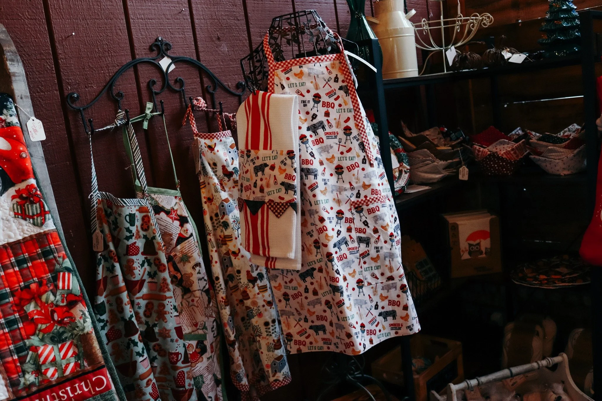 KNOW SOMEONE WHO LOVES TO BARBECUE? 🐖

Grab them a new grilling rub, a handmade serving board, or some fun cooking accessories! We have plenty of other items to browse, also. Shop with us from 10AM - 5PM today and knock those final gifts off your li