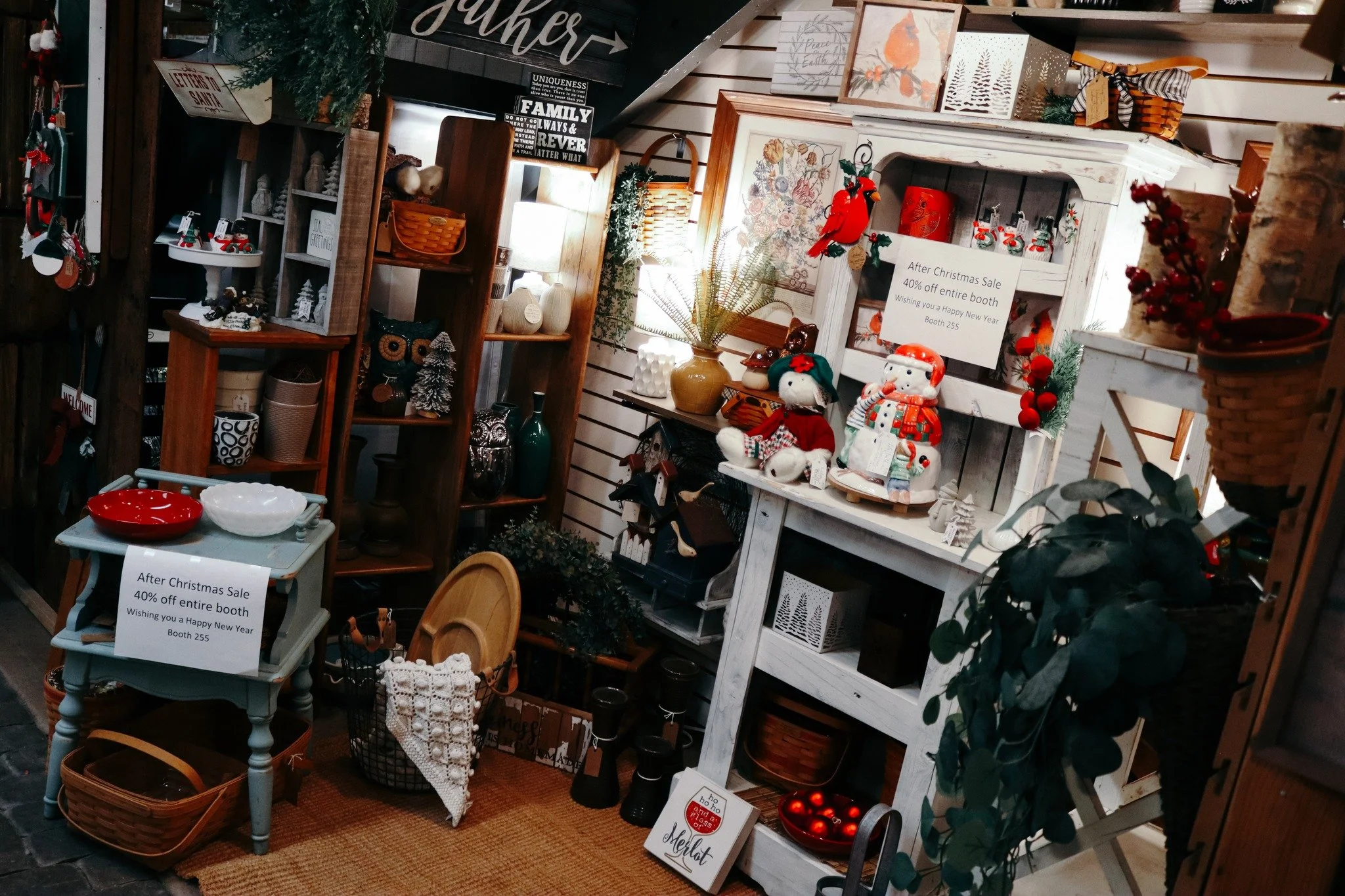 OUR HOLIDAY BLOWOUT SALE CONTINUES!

Through Sunday, January 4th, snag up to 50% OFF select small shops at our rustic market. Grab a friend and enjoy a day at the barn &ndash; we know you'll find something spectacular!

www.prestigecreativemarkets.co