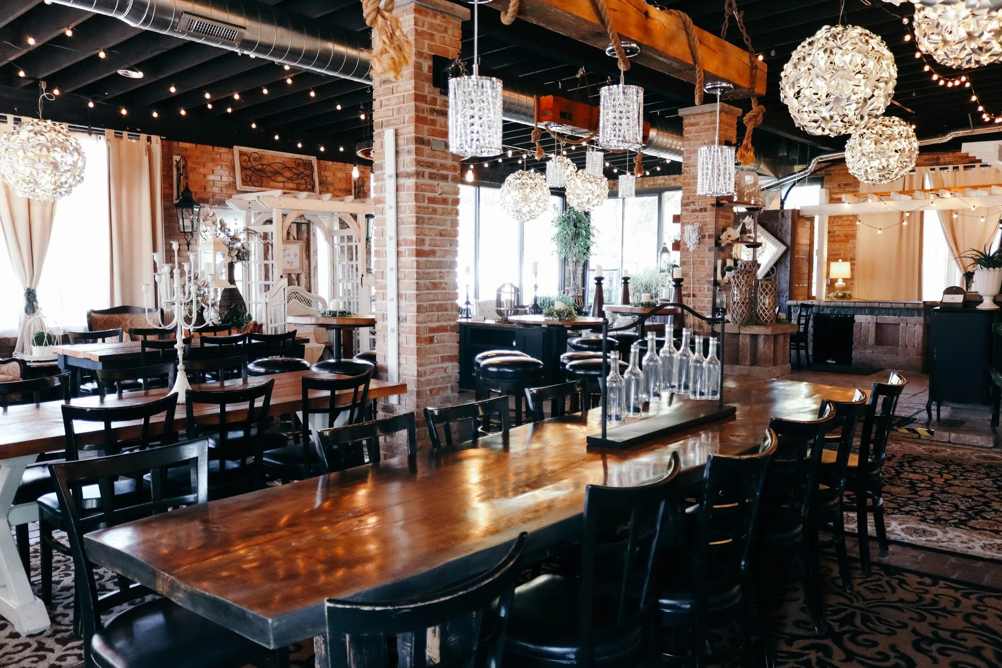 BOOK YOUR 2026 EVENTS! ✨

Our unique indoor courtyard is ideal for your next event. It features rustic brick + stone, lots of natural light, and a serving area. Check out our website for additional details about the space, and be sure to book early t