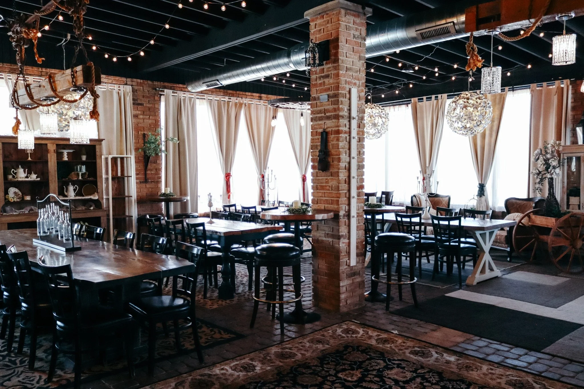 BOOK YOUR 2026 EVENTS! ✨

Our unique indoor courtyard is ideal for your next event. It features rustic brick + stone, lots of natural light, and a serving area. Check out our website for additional details about the space, and be sure to book early t