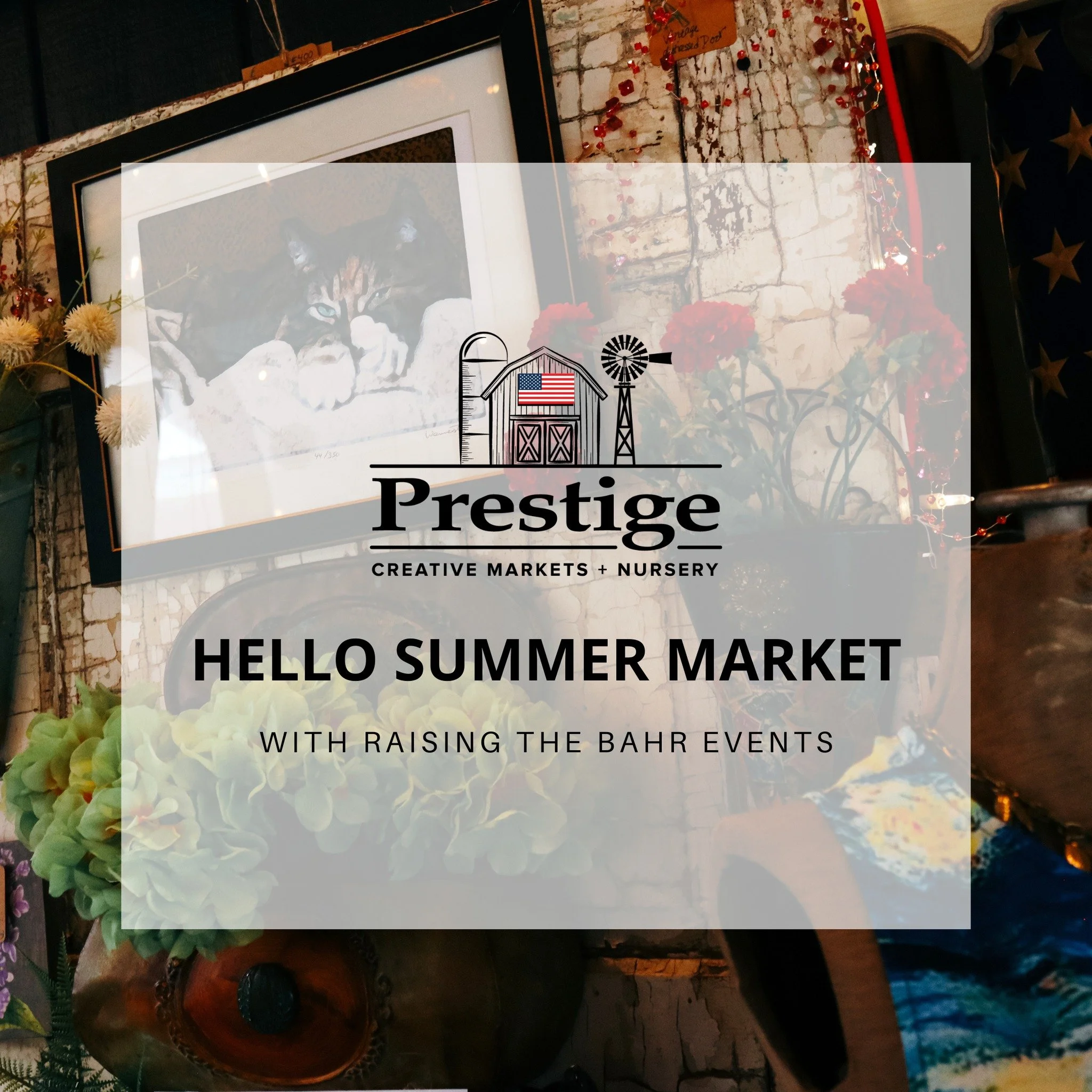 SAVE THE DATE: HELLO SUMMER MARKET ☀

Join us on Saturday, June 27th from 10AM &ndash; 4PM and say hello to Summer at our massive indoor + outdoor handmade market event with @raisingthebahr_events! Discover handcrafted goods, boutique finds, home d&e