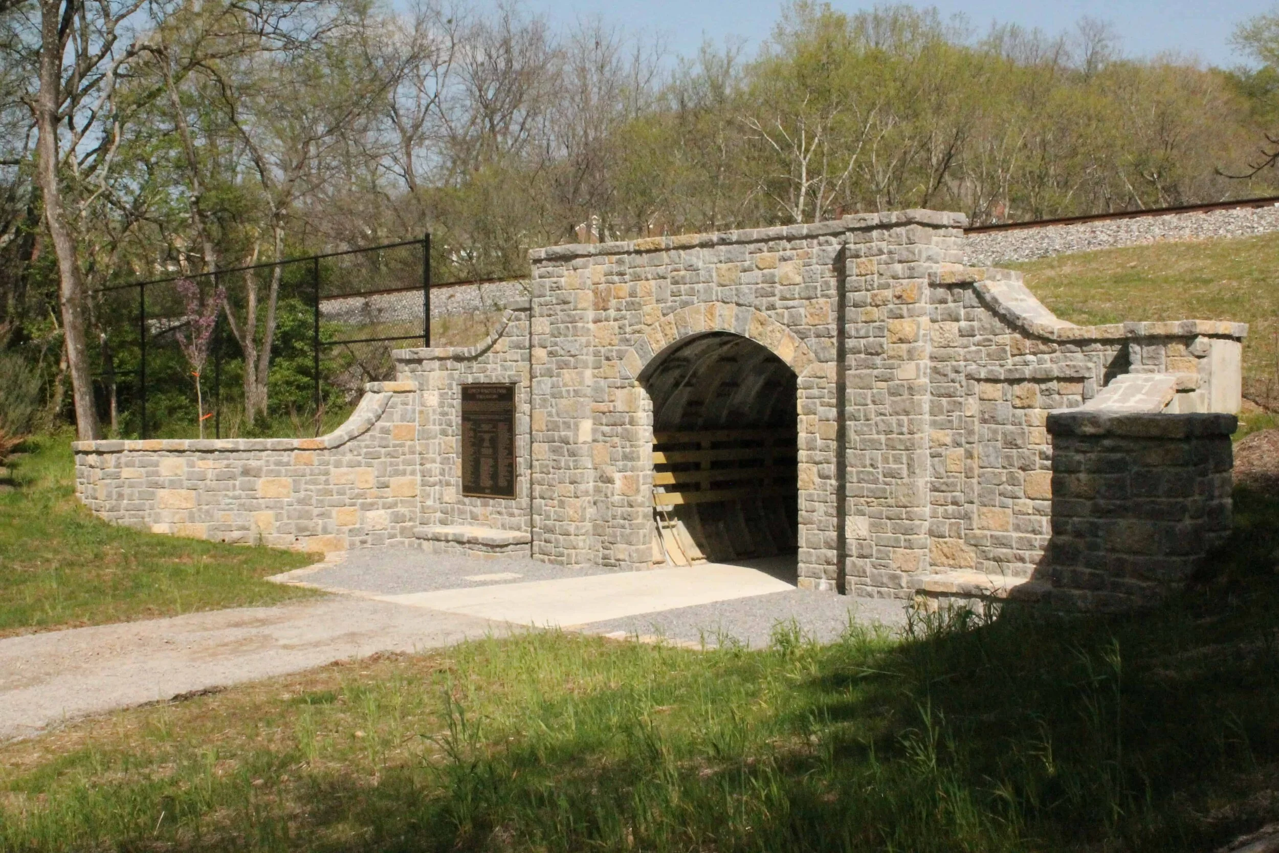 Burch Reserve Railroad Underpass at Edwin Warner Park, Nashville, TN