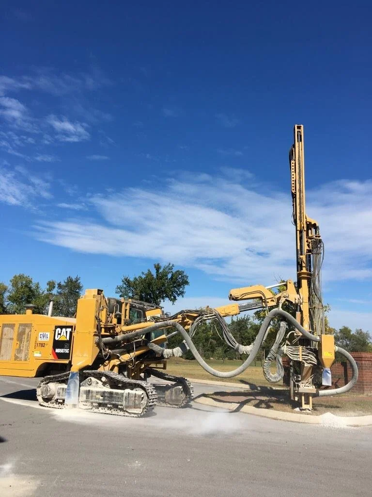 Track drill exploration, Rutherford County.JPG