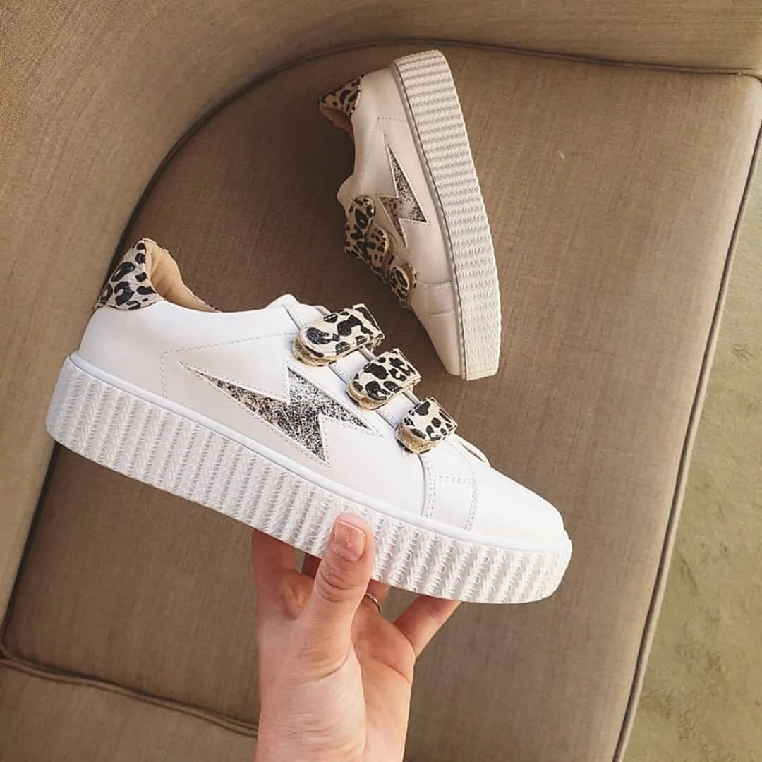 Sale vanessa wu leopard sneakers Factory Sale