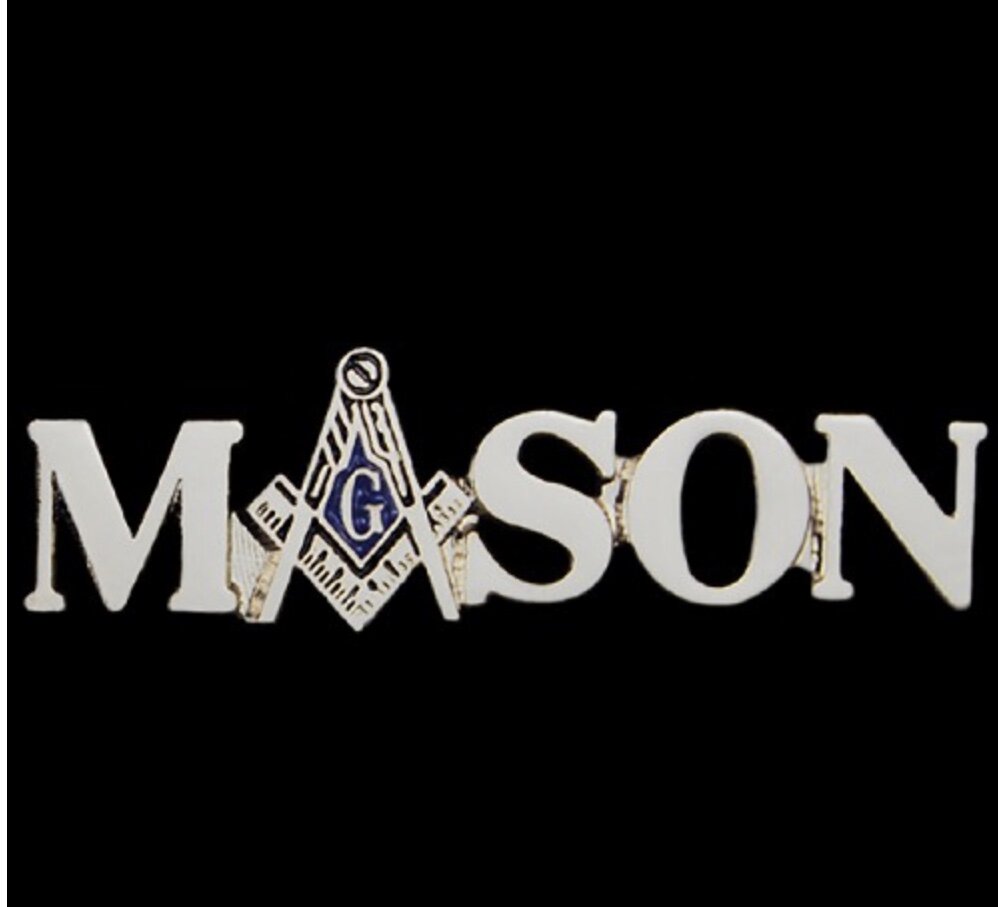 Mason lapel pin