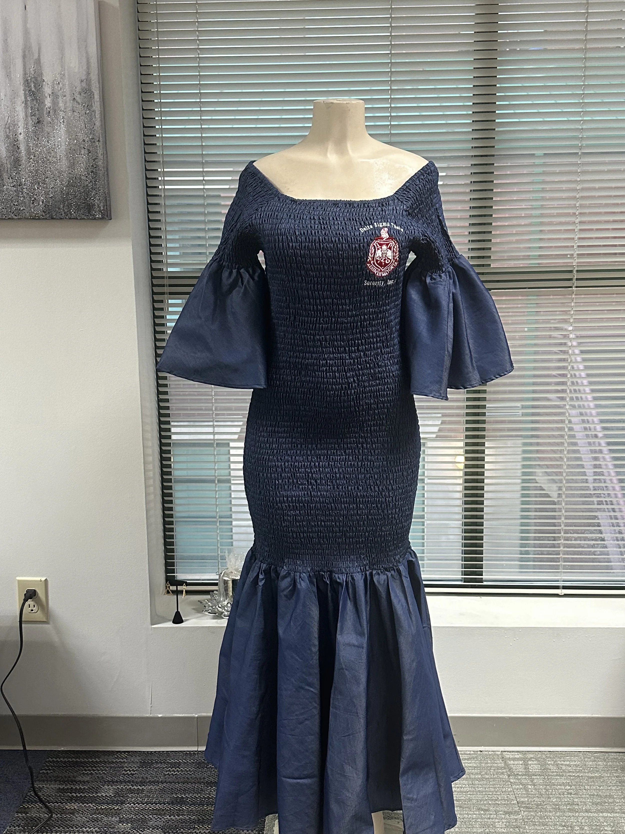 DST Jean  Off The Shoulder Fish Tail Dress