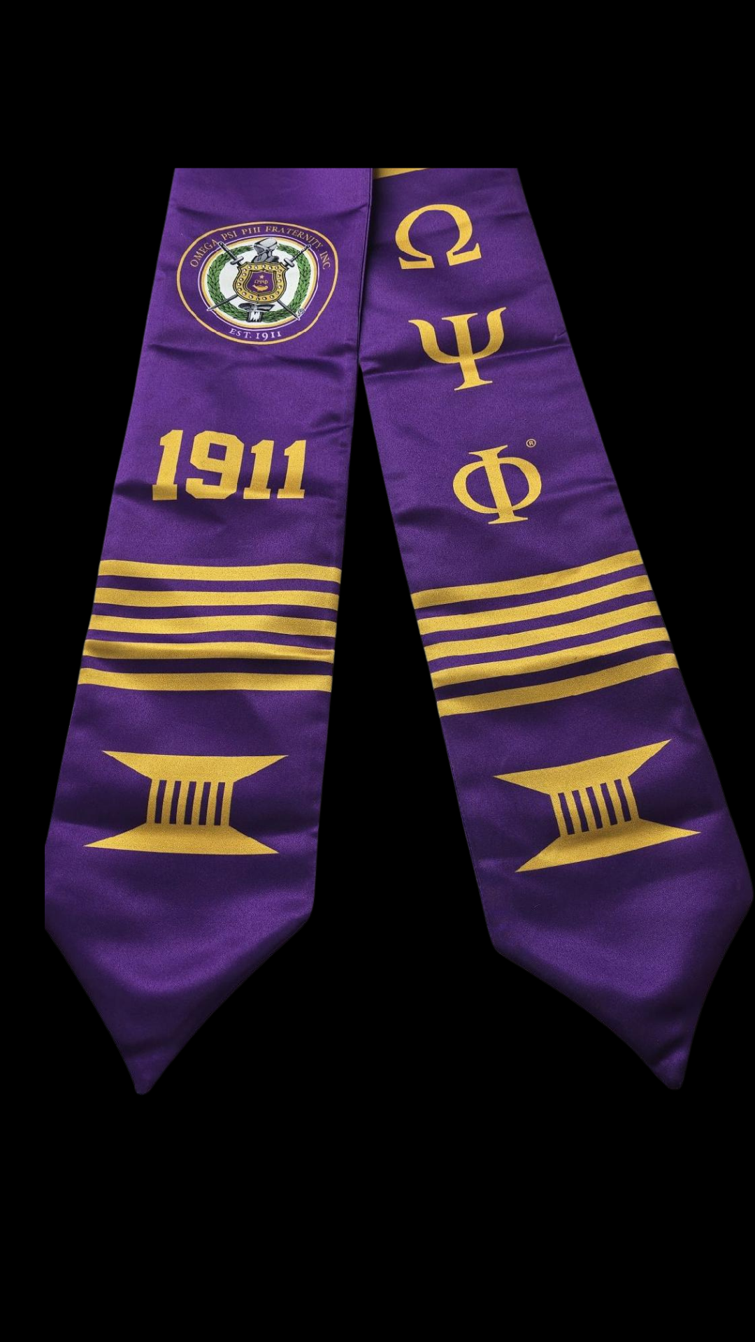 Omega Psi Phi Graduation Stole