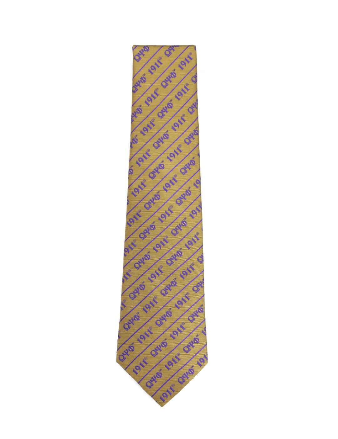 Omega Tie Gold with symbols