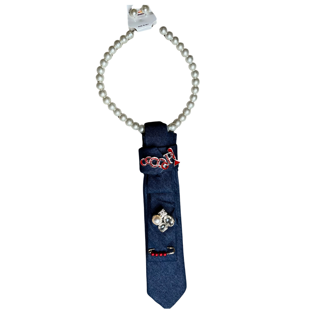 OO-OOP Denim DIVA TIE