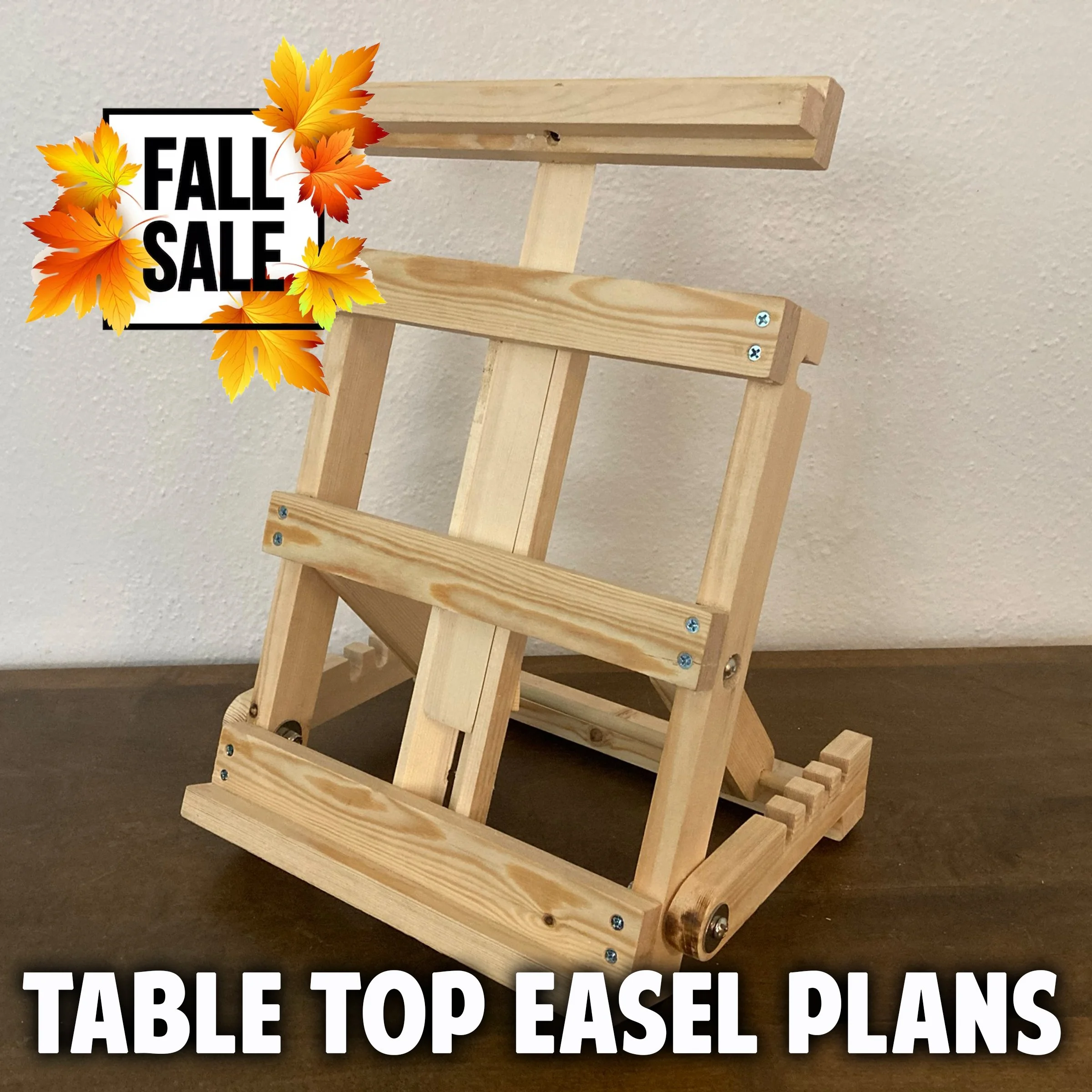 Foldable Table Top Easel Plans