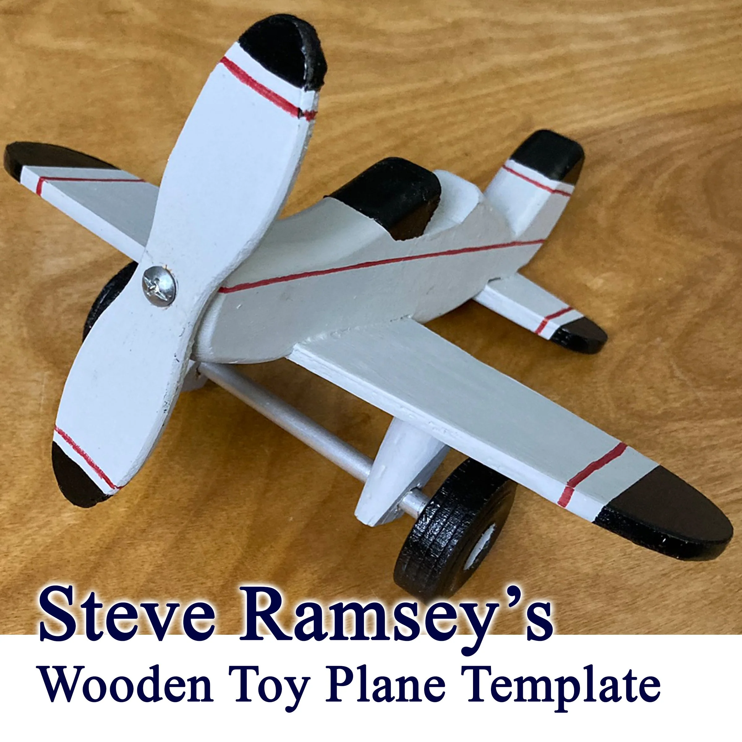 Steve Ramsey's Wooden Toy Plane Template