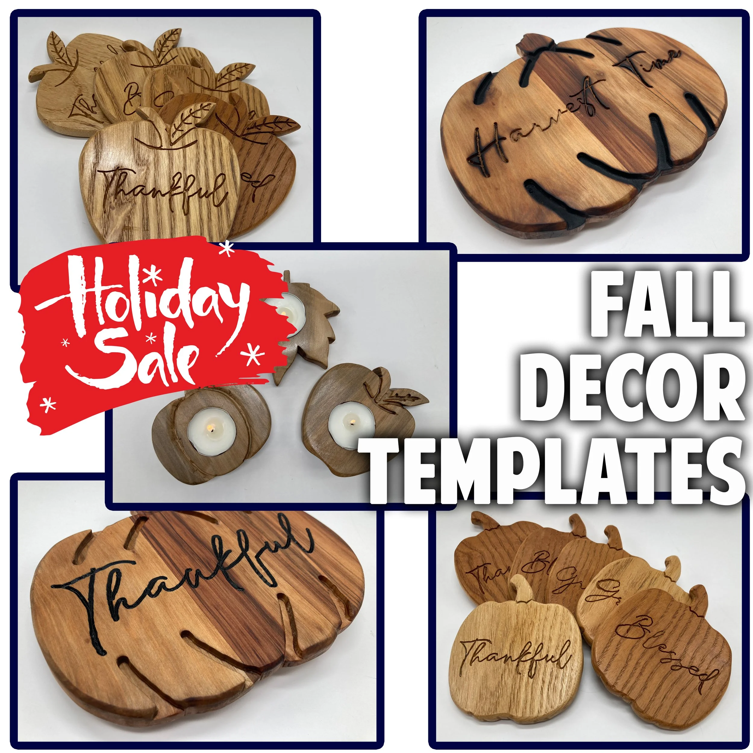 Fall Template Bundle - 3 Fall Kitchen Projects