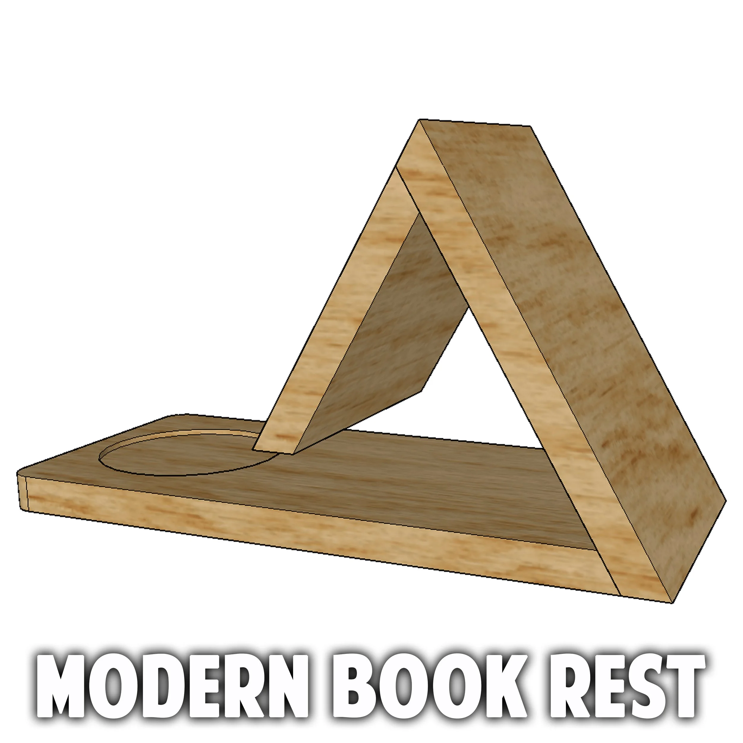 Modern Style Book Rest Plans