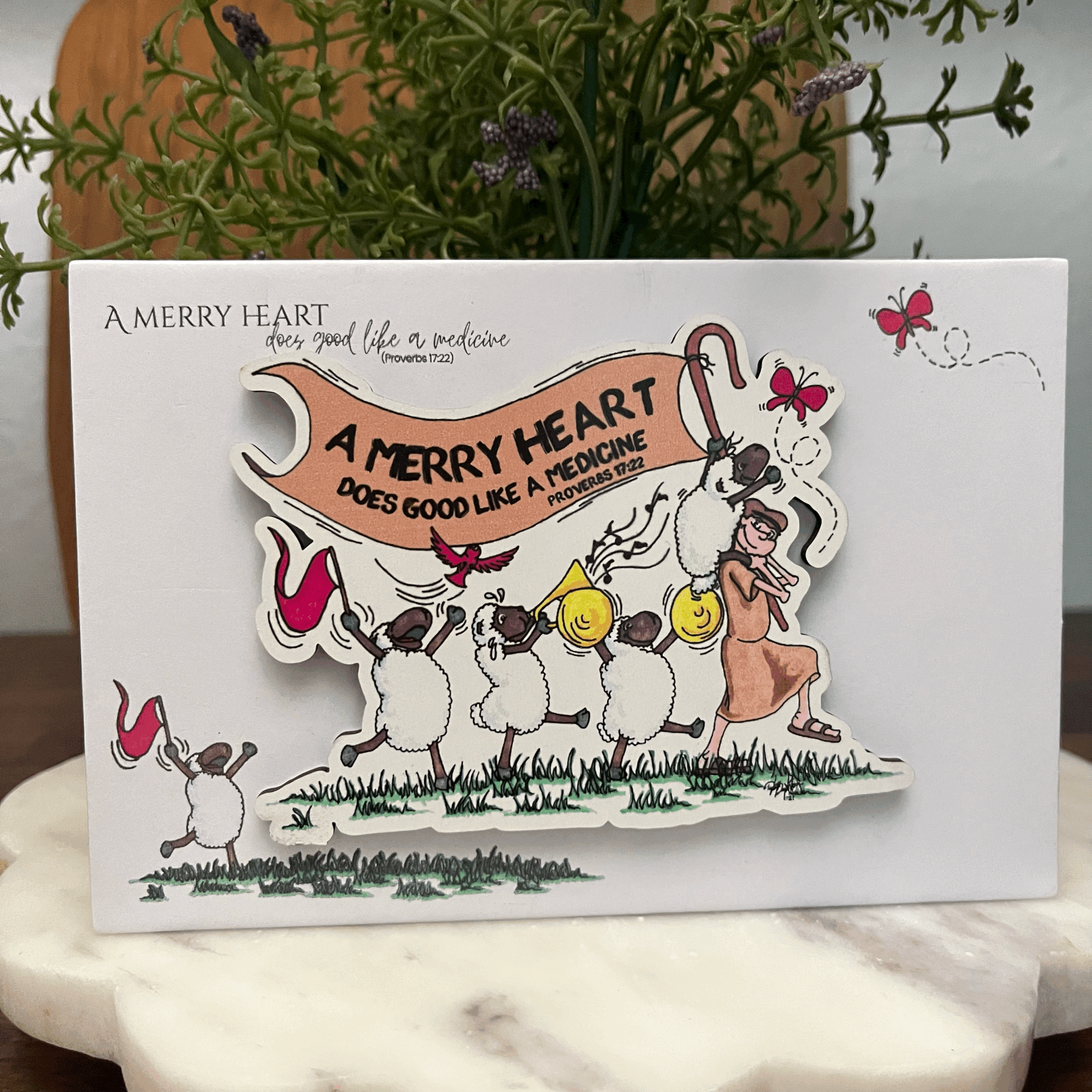 "A Merry Heart..” PARADE Magnet
