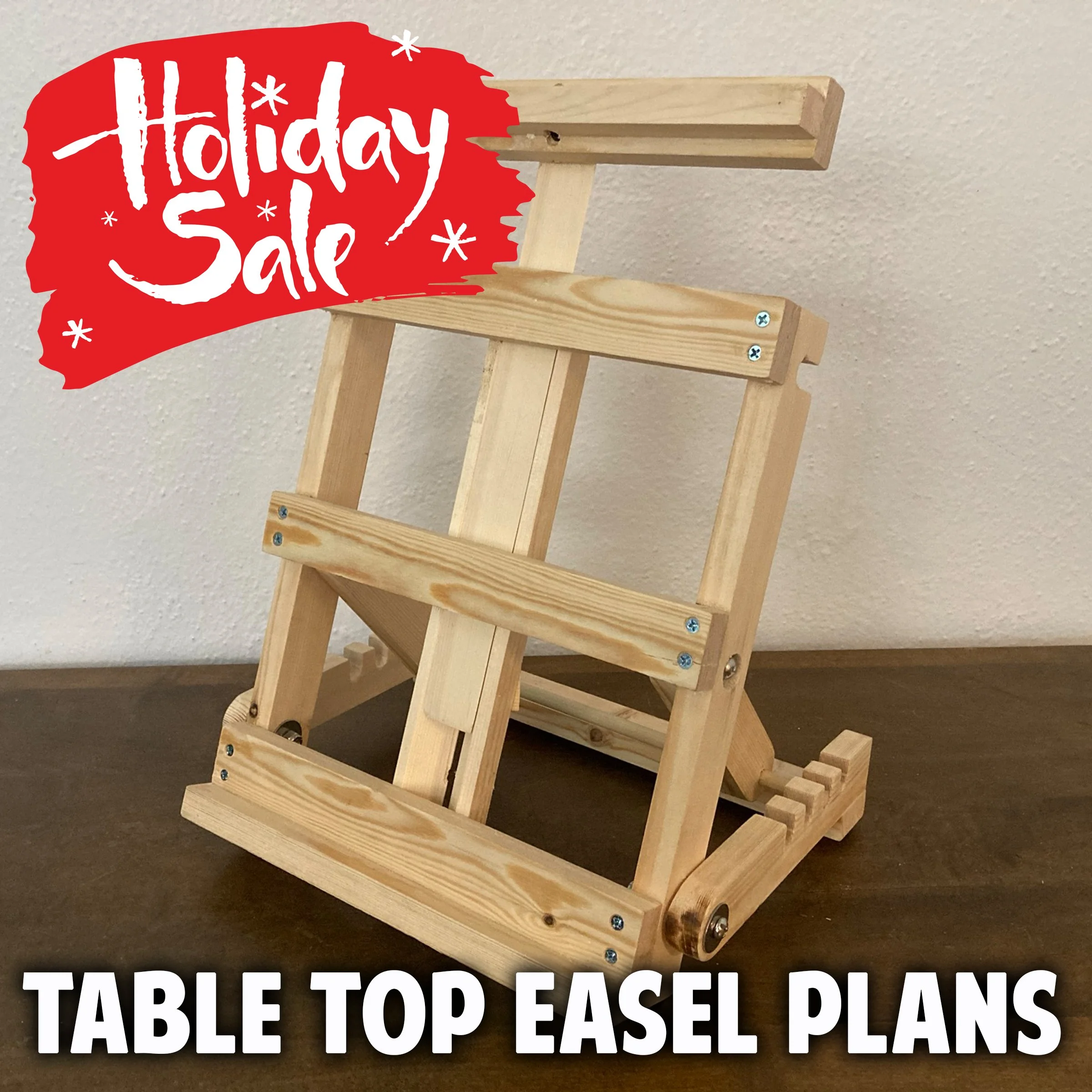 Foldable Table Top Easel Plans