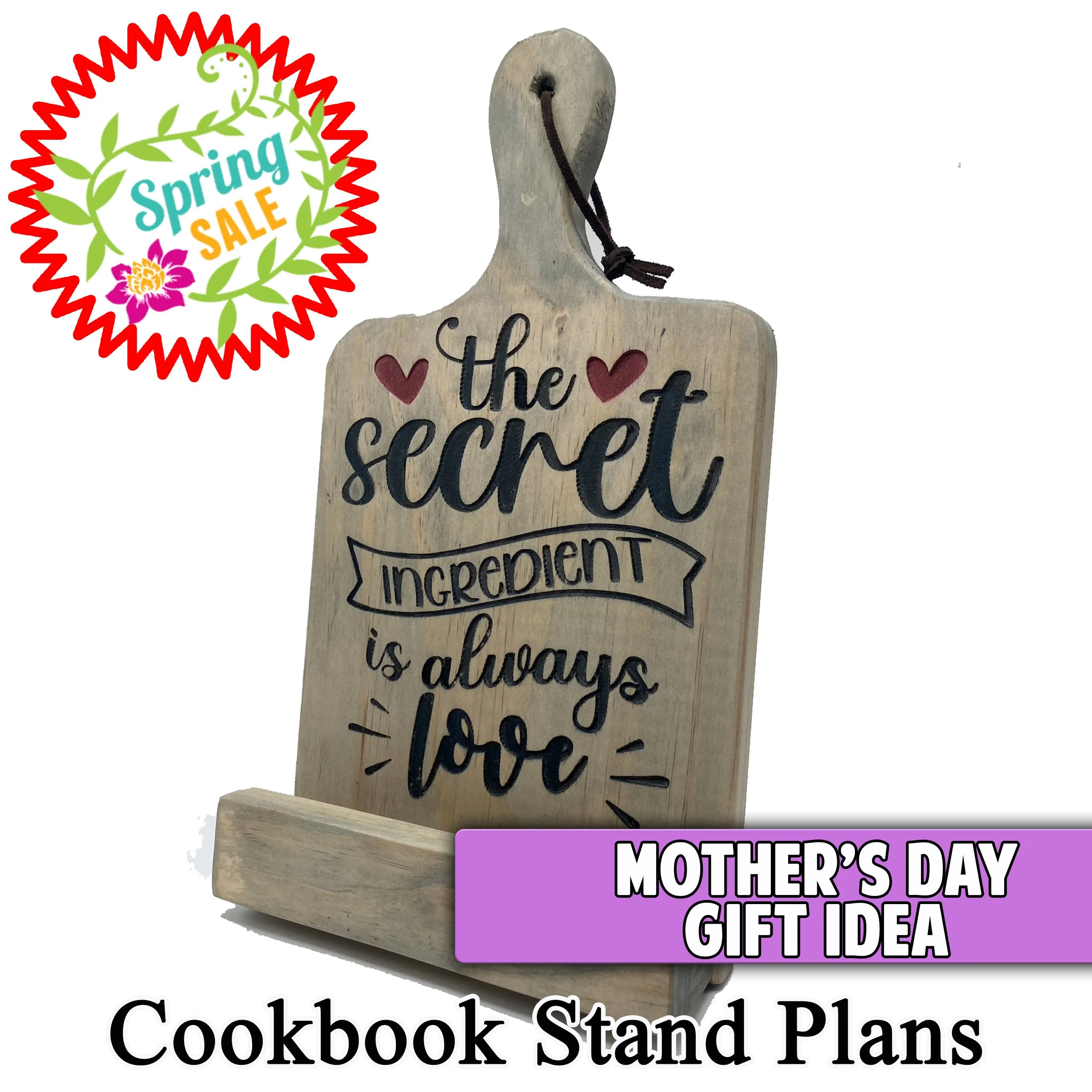 Cookbook Stand Plans