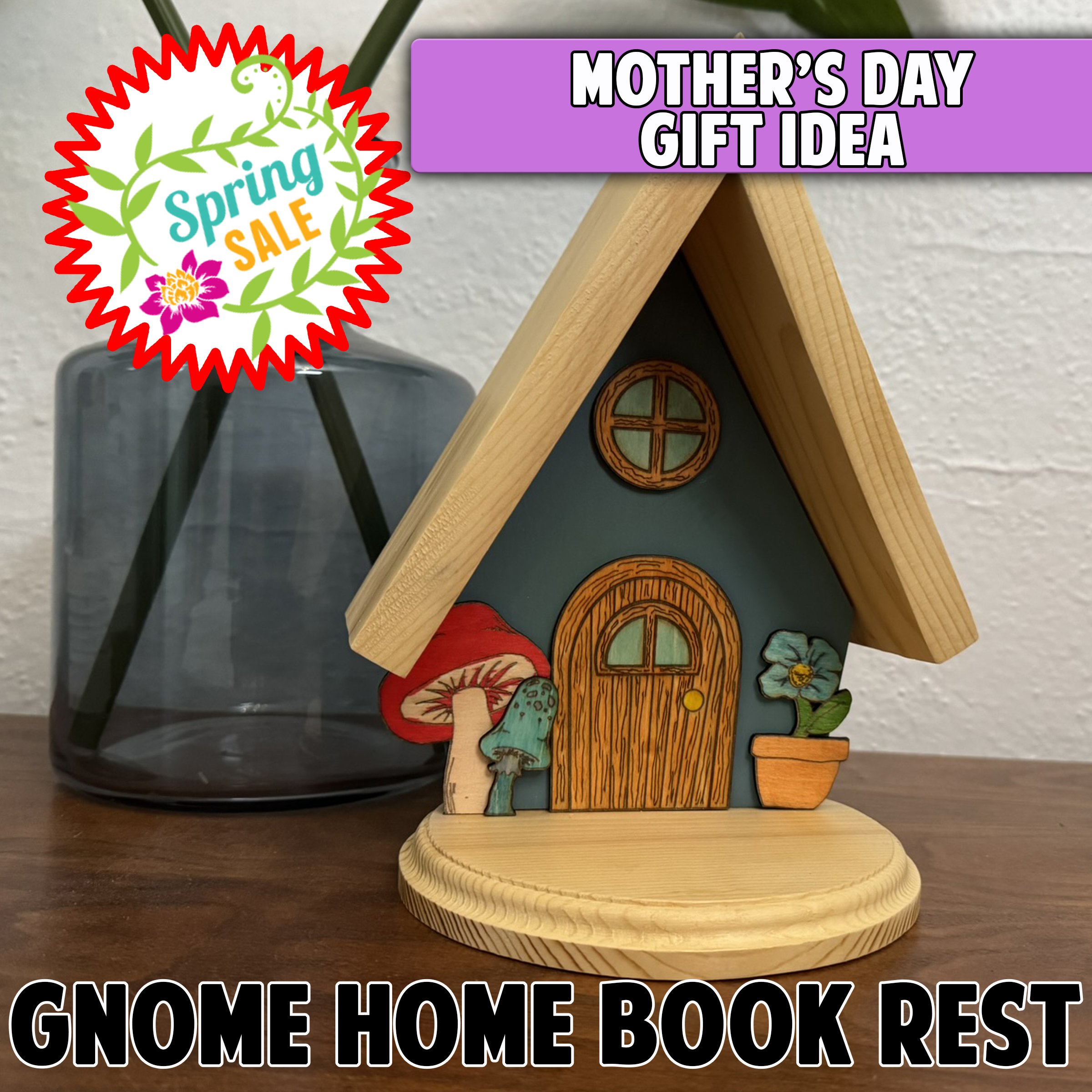 Gnome Home Book Rest Plans