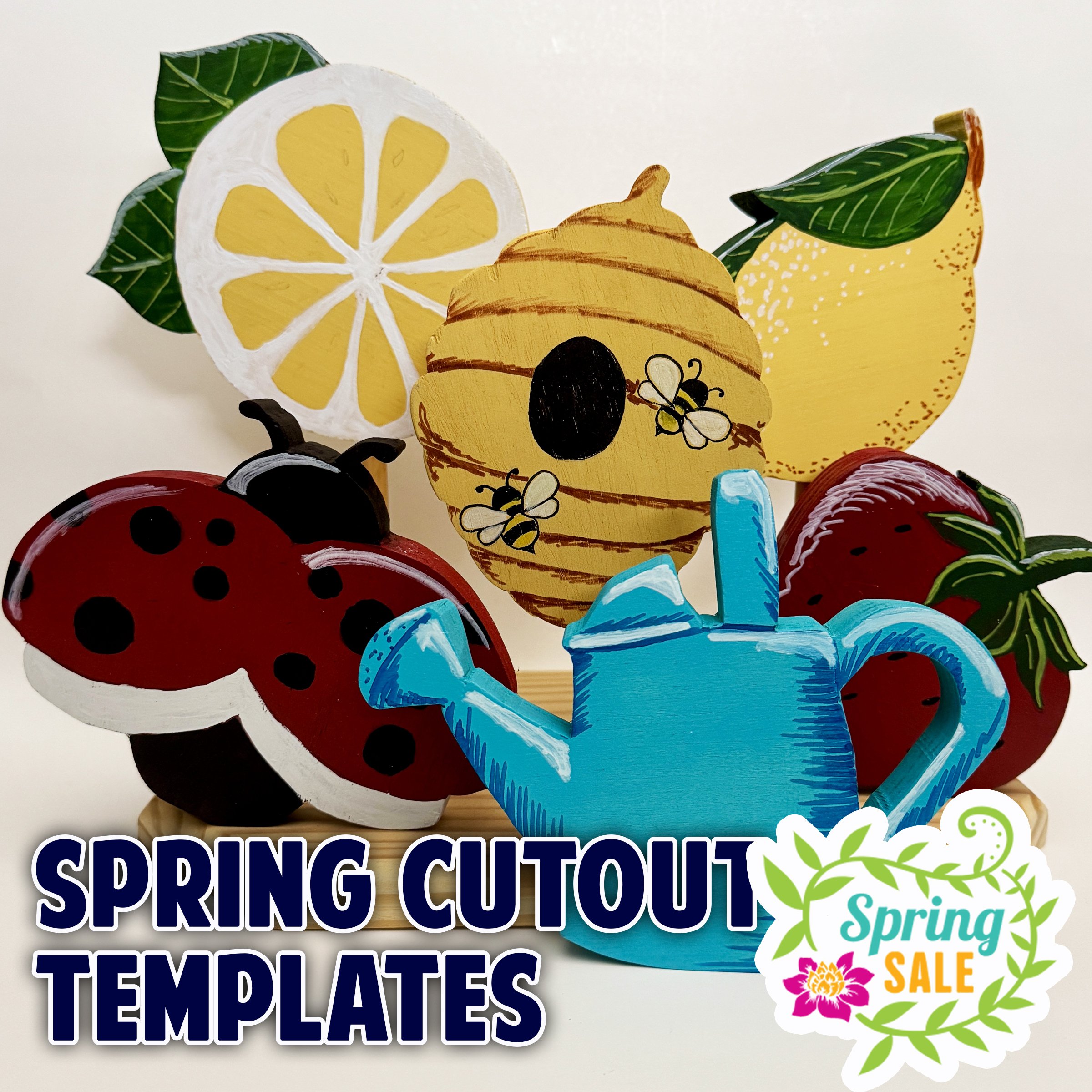 Spring Cutout Templates