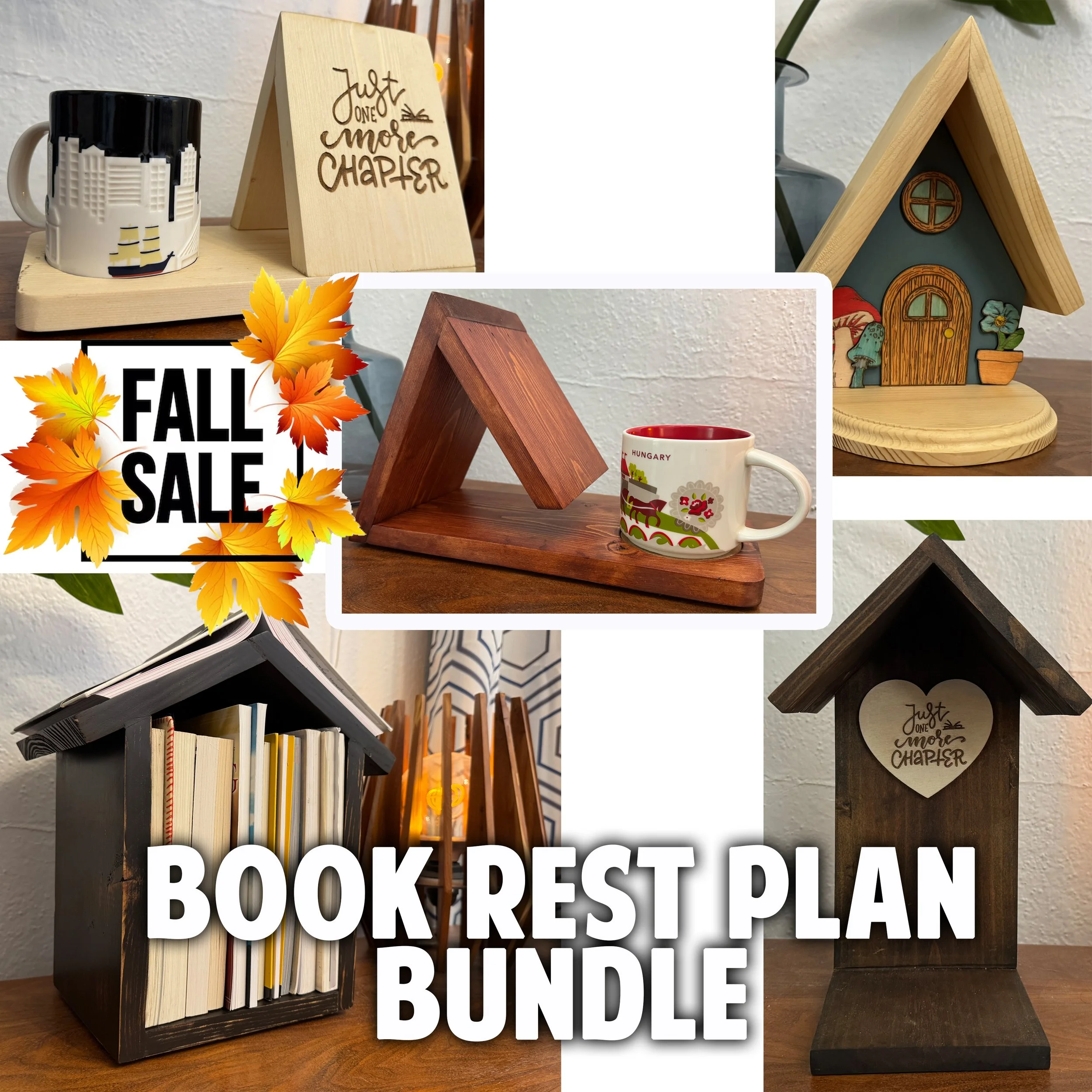 Book Rest Plan Bundle - 5 Projects!