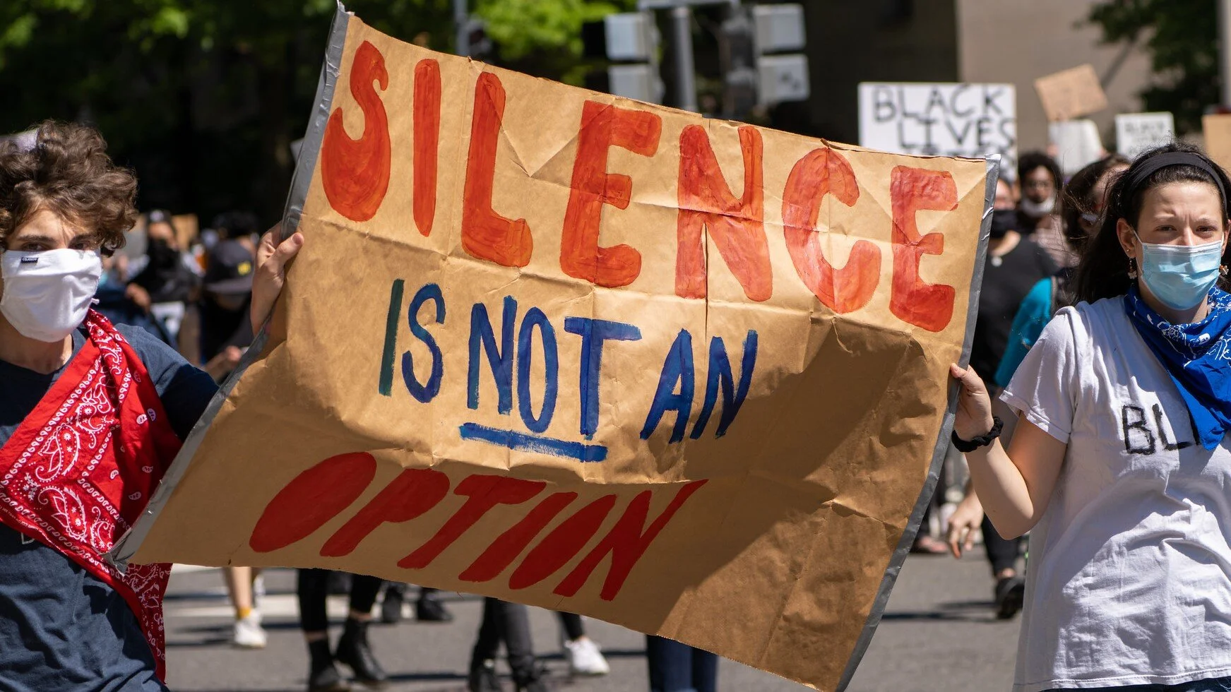   Do you really support peaceful protest? Really?
