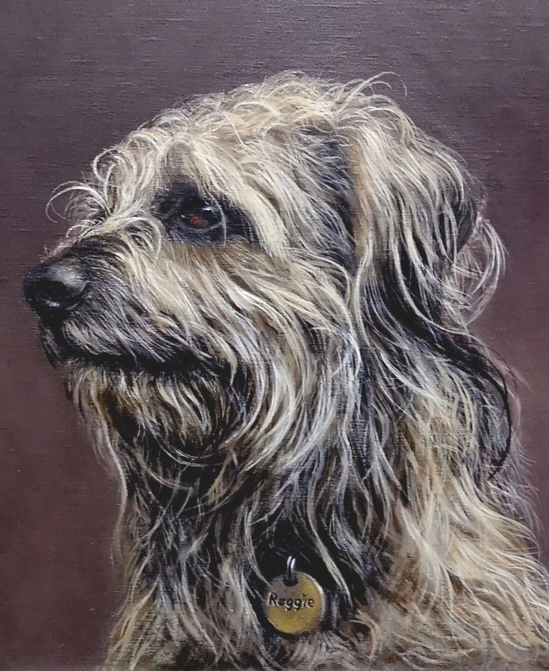 Portrait of a terrier by Mike Skidmore