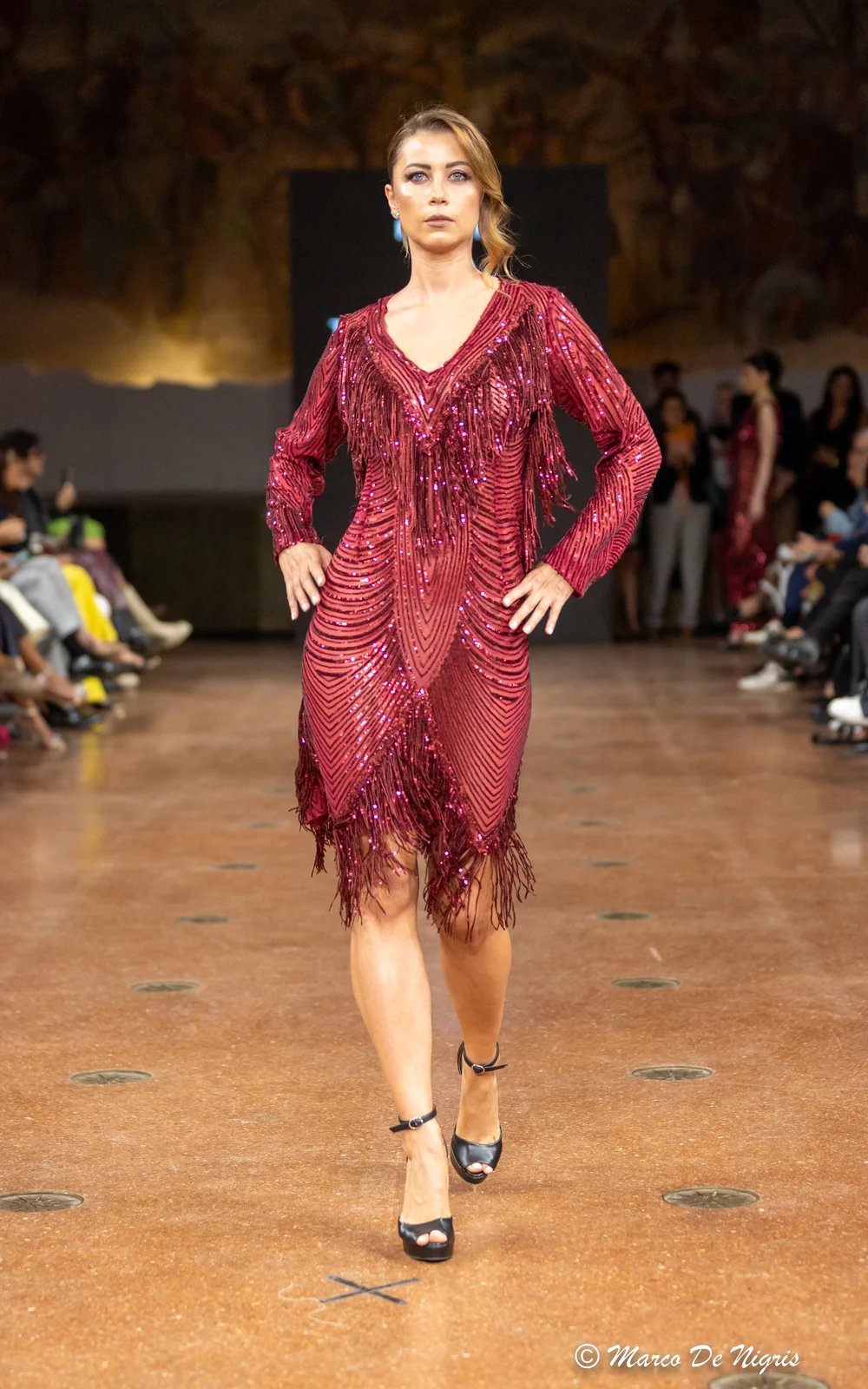 fashion flapper dress Buy Indigo Printed Cotton Fit and Flare One Piece Dress Online at Rs.959