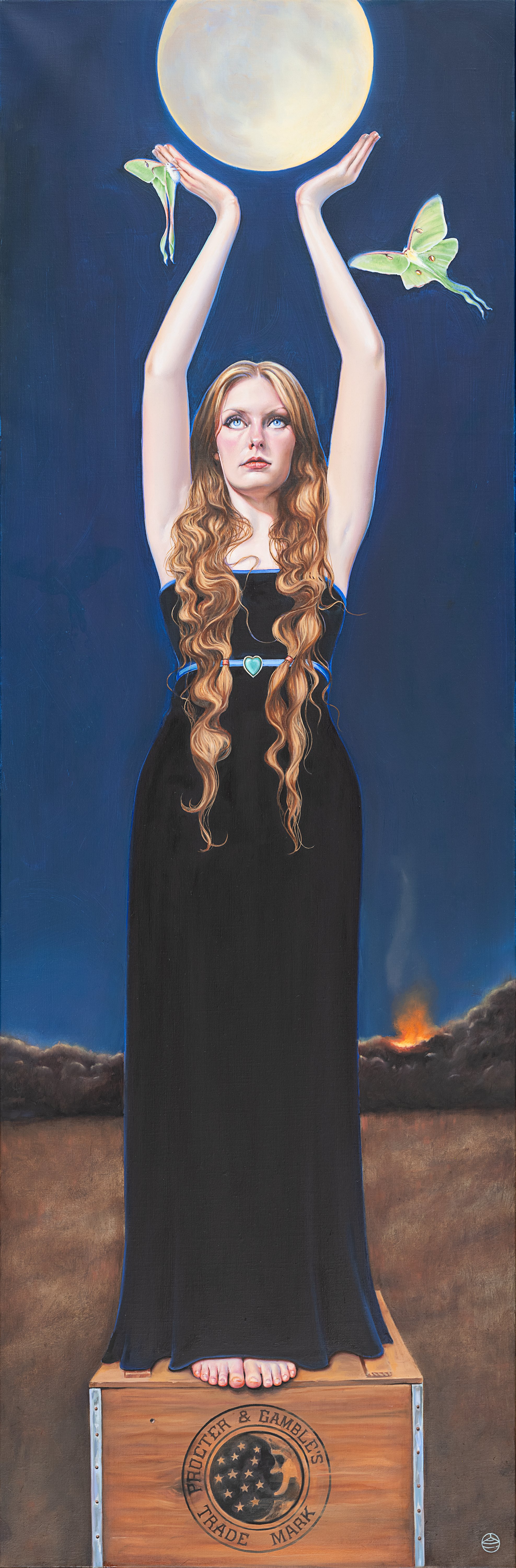 Pandora's Hope-Oil on Canvas-24"x60"