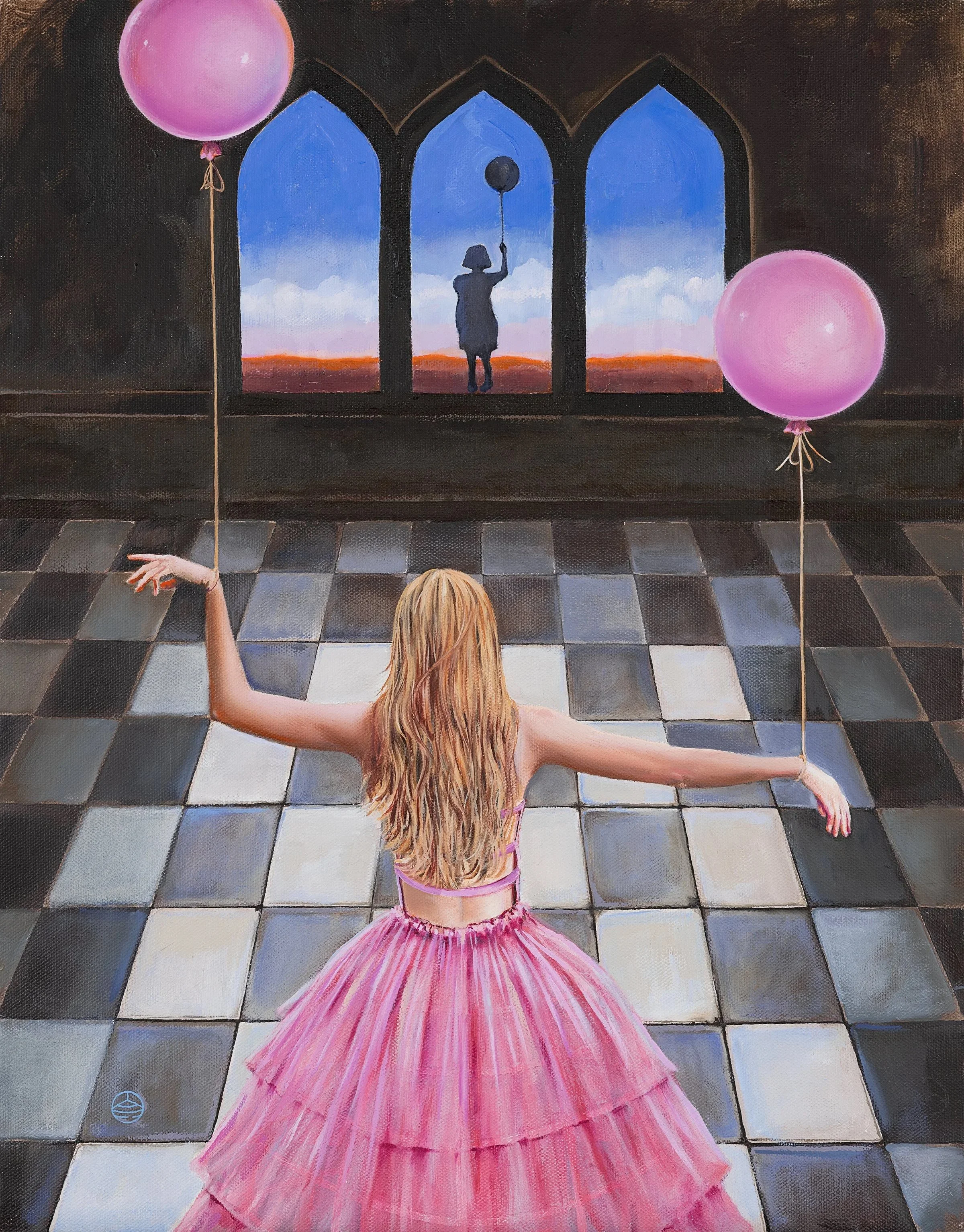 Remember and Hope-Oil-11"x16"