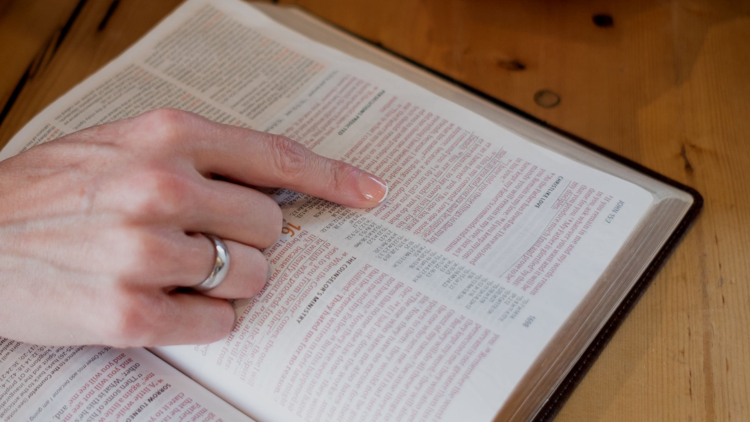 Using a Study Bible — The Chara Project