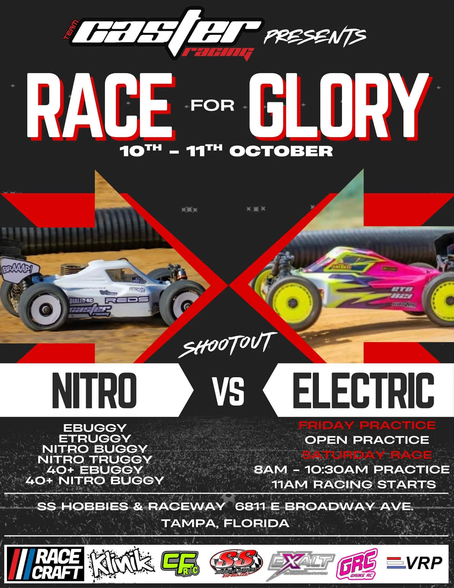 Caster Racing Presents - Nitro vs Electric Shootout