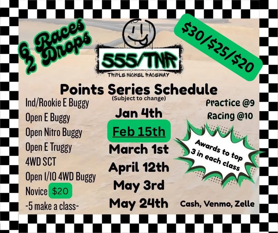 555/TNR #3 Points Series 