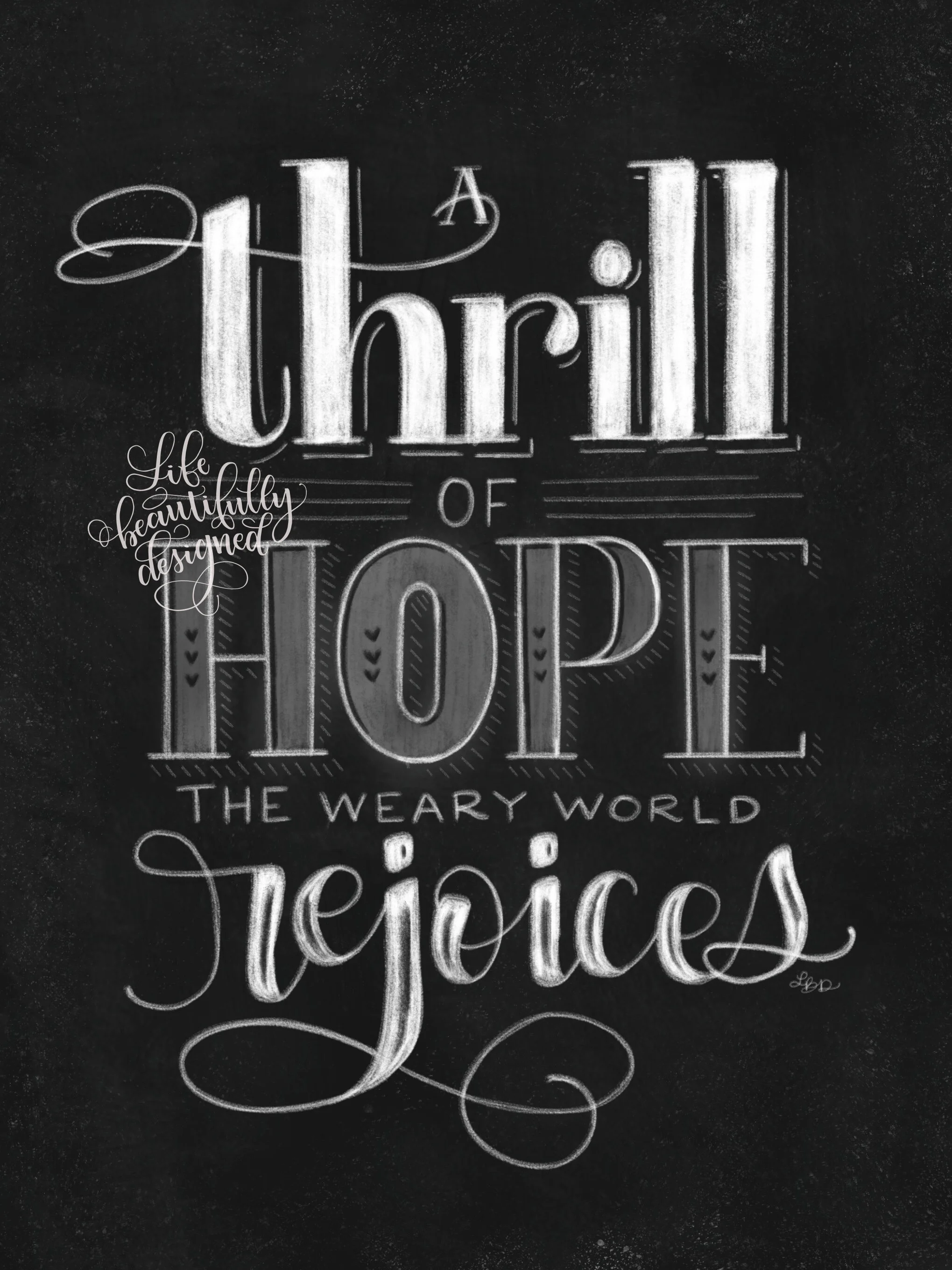 A Thrill of Hope Print