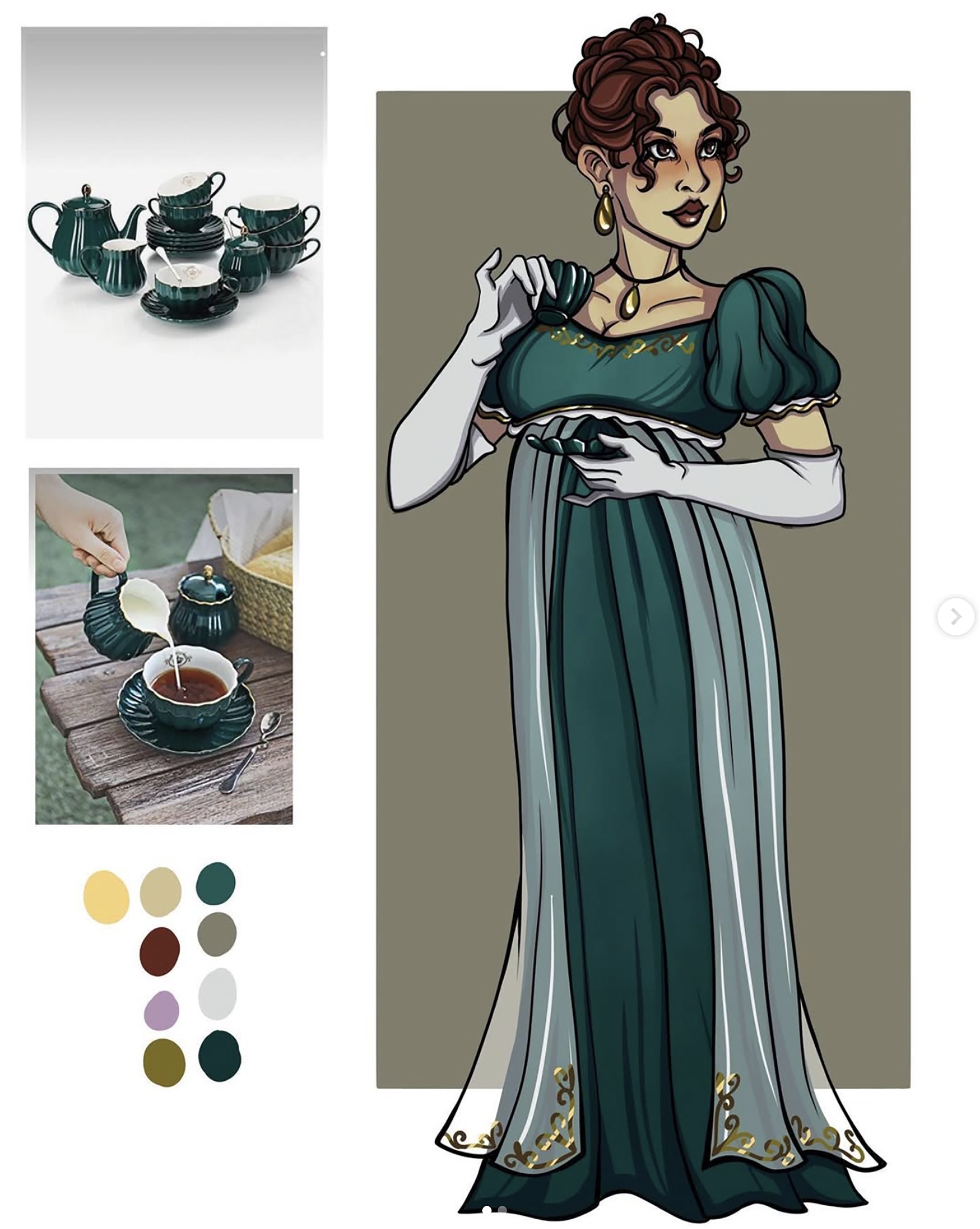 Teacup Character Design