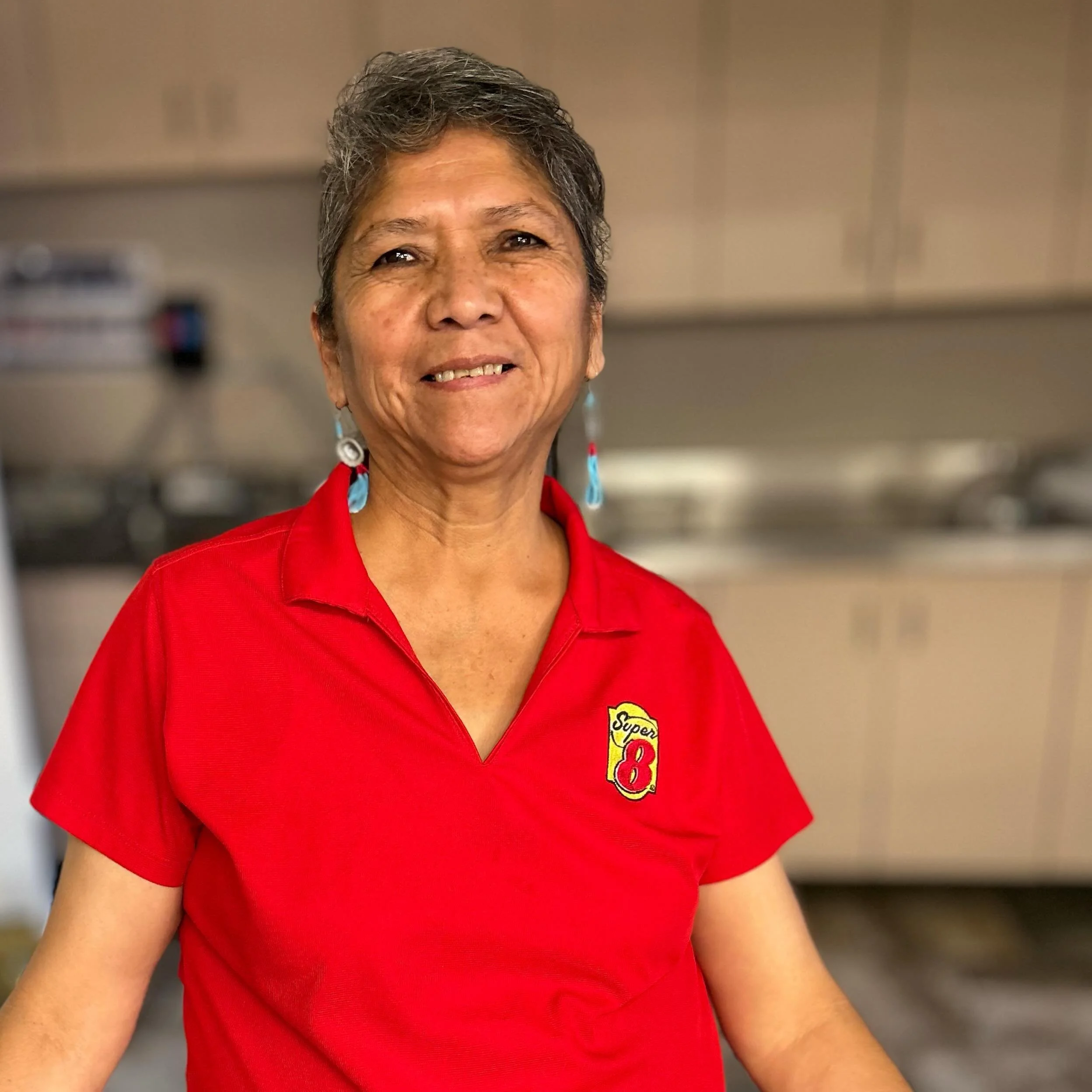 Alethea drives two hours every day to get to and from work in Page, Ariz. #navajonation #arizona #portraitphotography #peoplewemeet