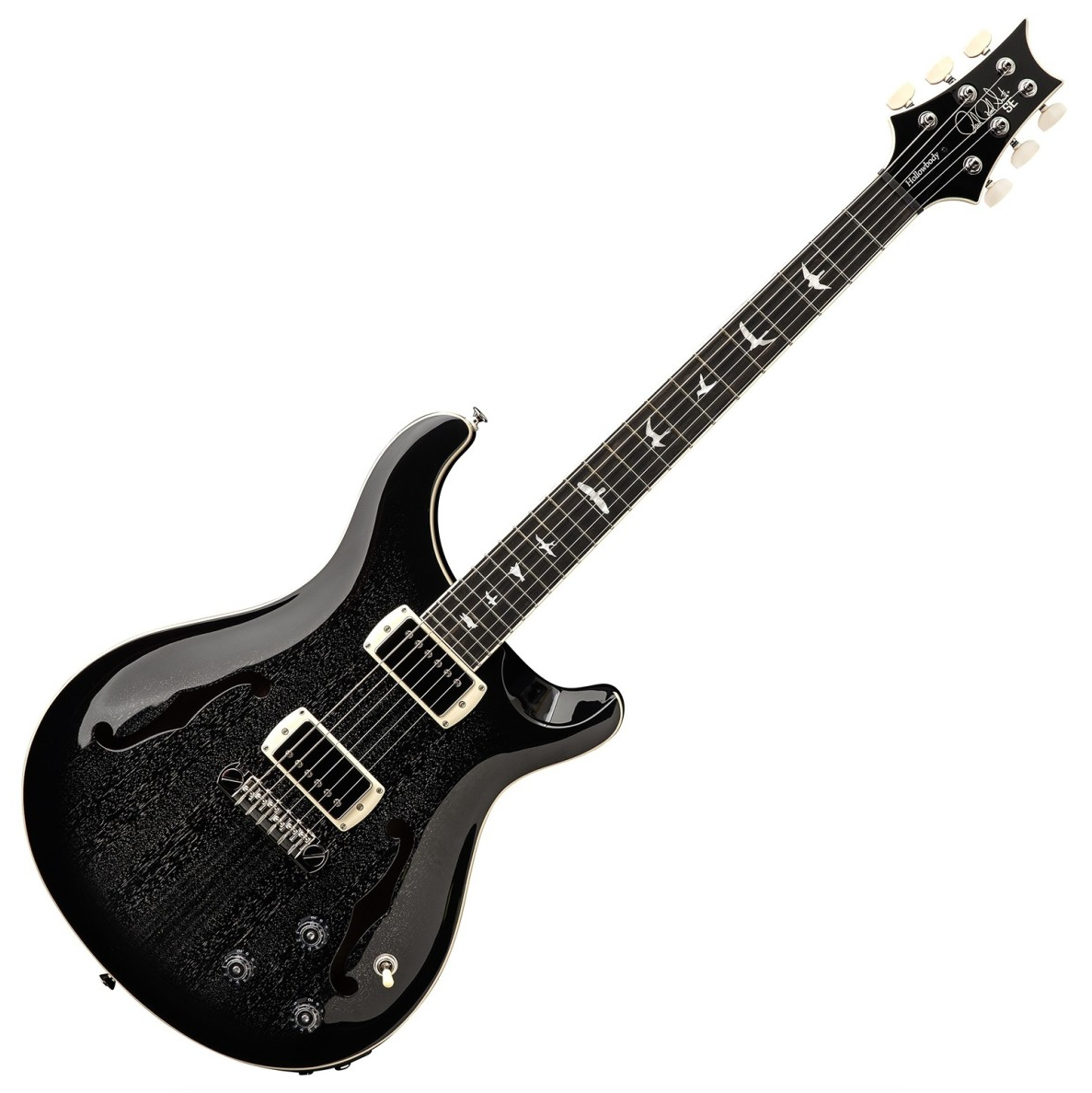 PRS SE Hollowbody Std Piezo Dog Hair Smokeburst