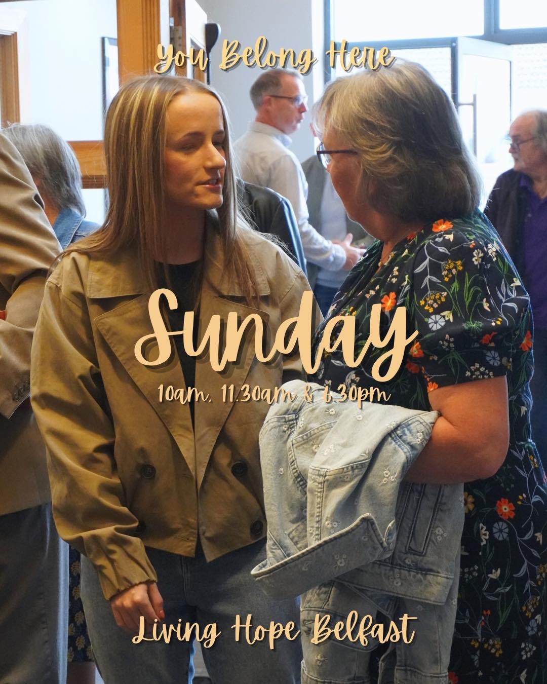 Looking for a place to belong? You belong here! 🙌🏻

This Sunday, come experience a church that feels like family. No matter where you&rsquo;re at, we&rsquo;re excited to walk with you. 🙌🏻

See you at Church! 👋🏻