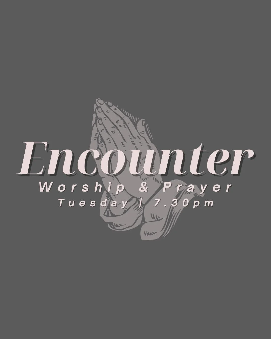 Join us tonight for our Encounter meeting as we worship and pray together! 🙌🏻
See you at 7.30pm! 👋🏻