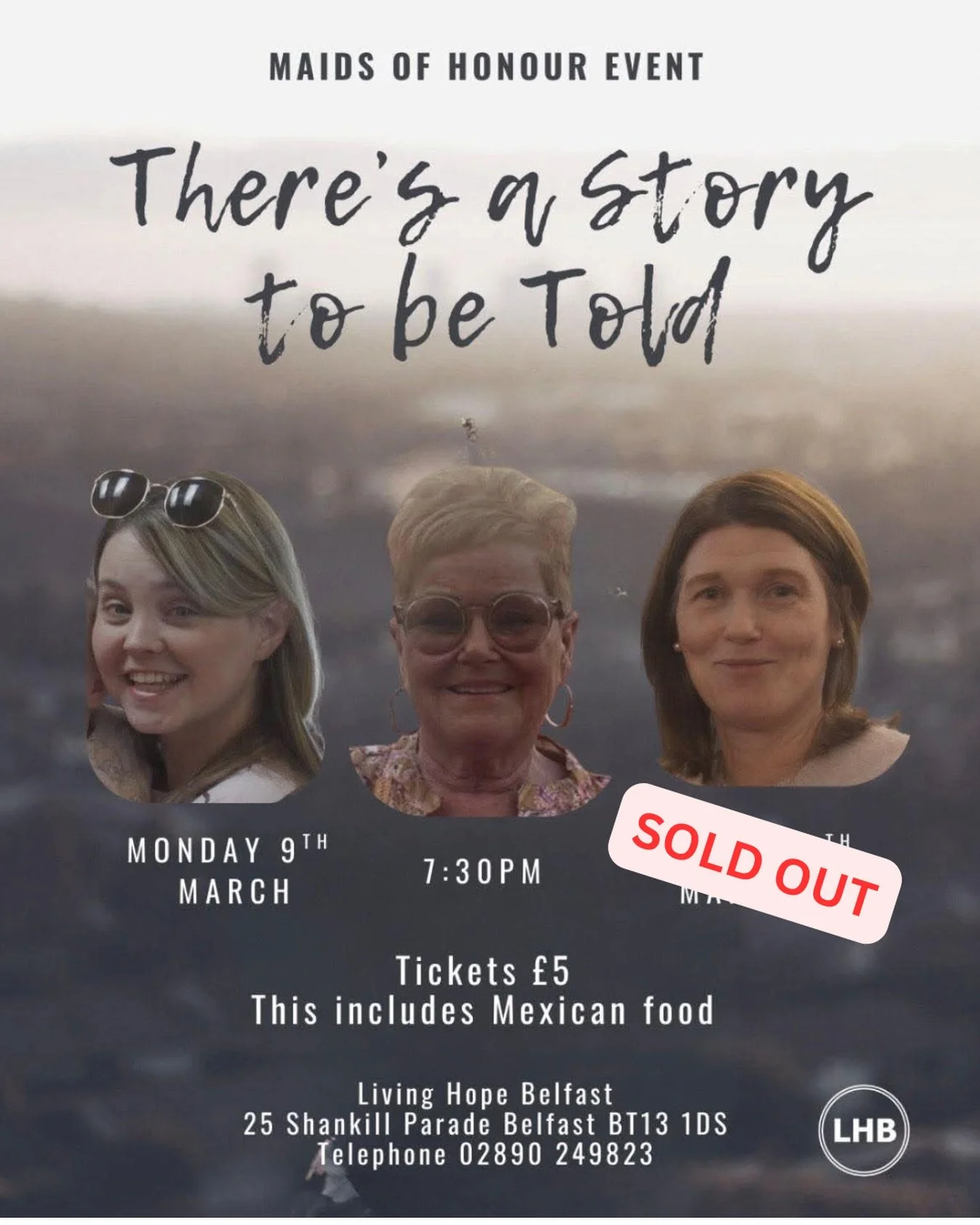 Tonight&rsquo;s The Night!! 
Maids of Honour is on Tonight and tomorrow! But don&rsquo;t worry you don&rsquo;t have to miss out, there is still tickets for tonight&rsquo;s event! 

If you are coming and even if you aren&rsquo;t, please pray for these