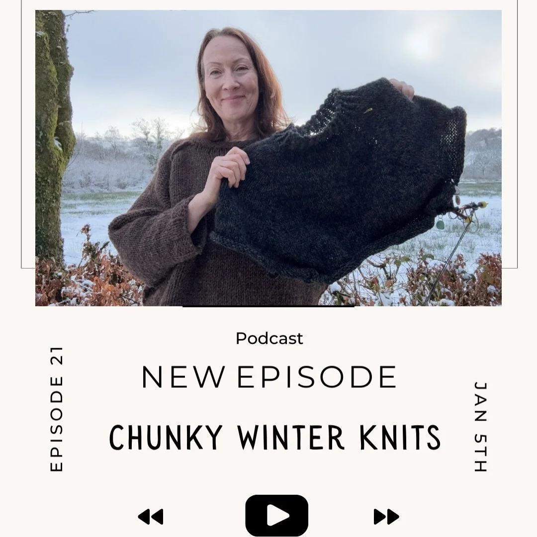 Whilst am snowed in I recorded a gentle episode of the podcast to warm us through and welcome us into 2026.
Chunky Winter Knits is the theme of this one.

#nellieandeve #podcast #winterknits