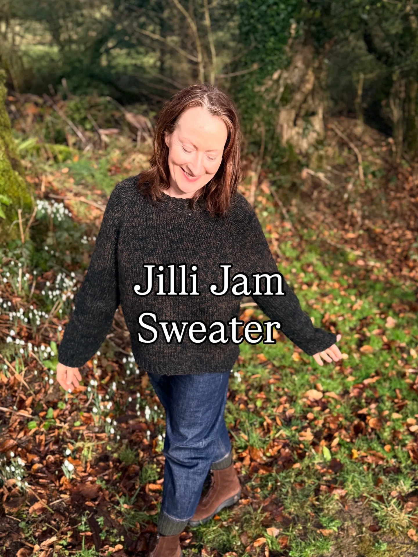 Jilli Jam sweater is finished and I love it. Knitted with 3 strands of naturally dyed yarn, (my Dales 50:50 and Limited Edition Shetland).
This knitted up quickly but given I used 7mm and 8mm needles, it&rsquo;s no surprise.
Just the right amount of 