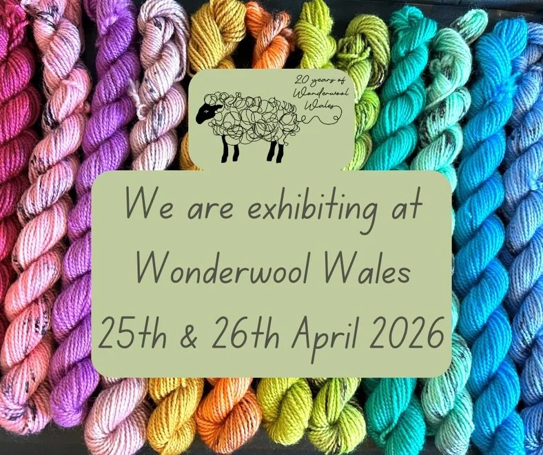 Wonderwool Wales is just around the corner and I can&rsquo;t wait.
It&rsquo;s my local show and this year @wonderwoolwales is celebrating its 20th year of showcasing fantastic vendors exhibiting all things natural fibres 🧶🐑
I&rsquo;m looking forwar
