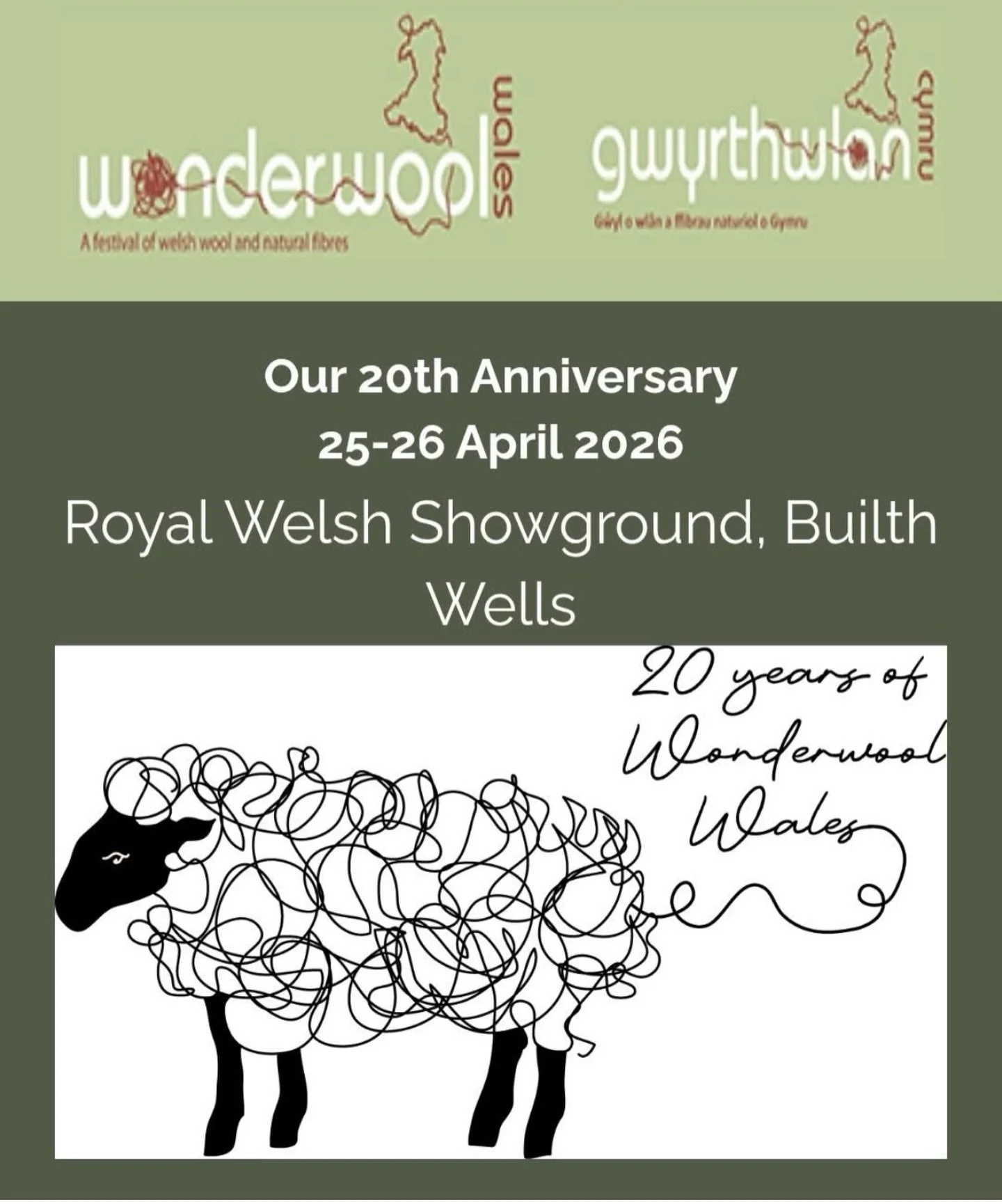 Set up for @wonderwoolwales is today! The car is packed full, the ewes have been fed, and I&rsquo;m very excited to be returning to this fabulous event&hellip;let&rsquo;s go!
Pop by and say hi if you are coming along, 
I&rsquo;m in Hall 1, stand C5, 