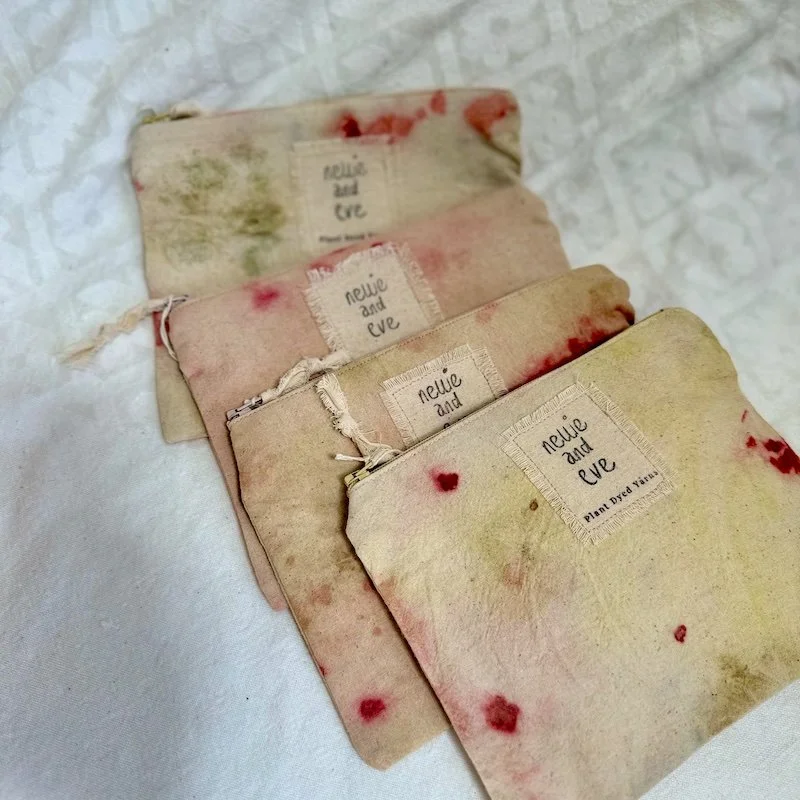 NEW Plant Dyed Notions Pouch