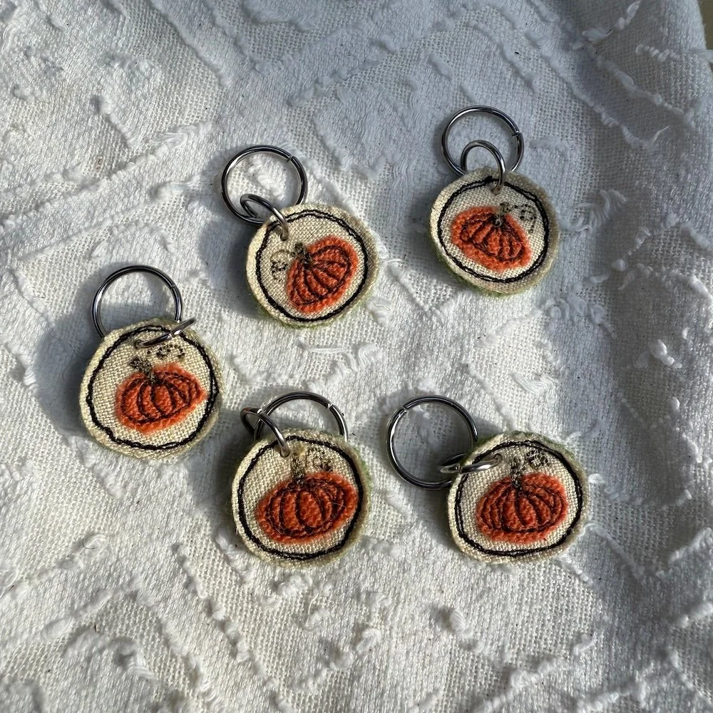 Pumpkin Stitch Marker