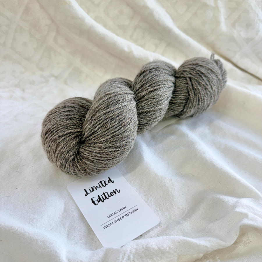 Limited Edition Shetland 4ply Natural Grey