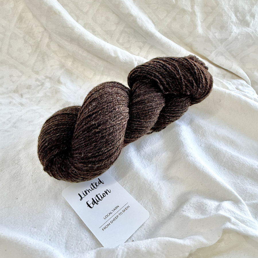 Limited Edition Shetland 4ply Dark Chocolate