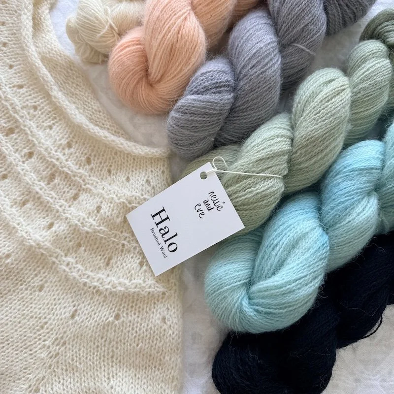 NEW ‘Halo’ Brushed Wool 4ply